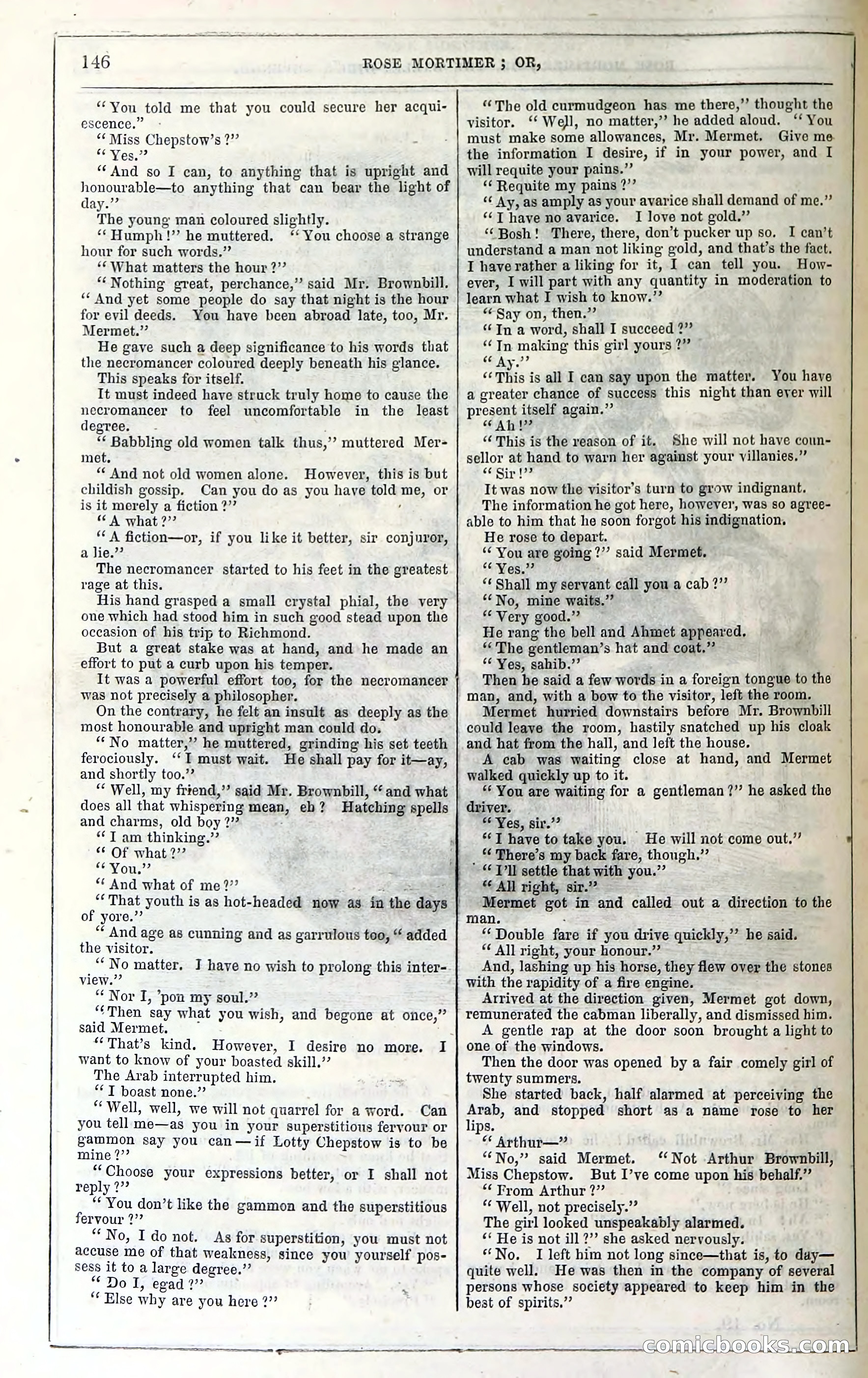 Rose Mortimer; Or, The Ballet-Girl's Revenge — page 152: Penny Dreadfuls, 1865