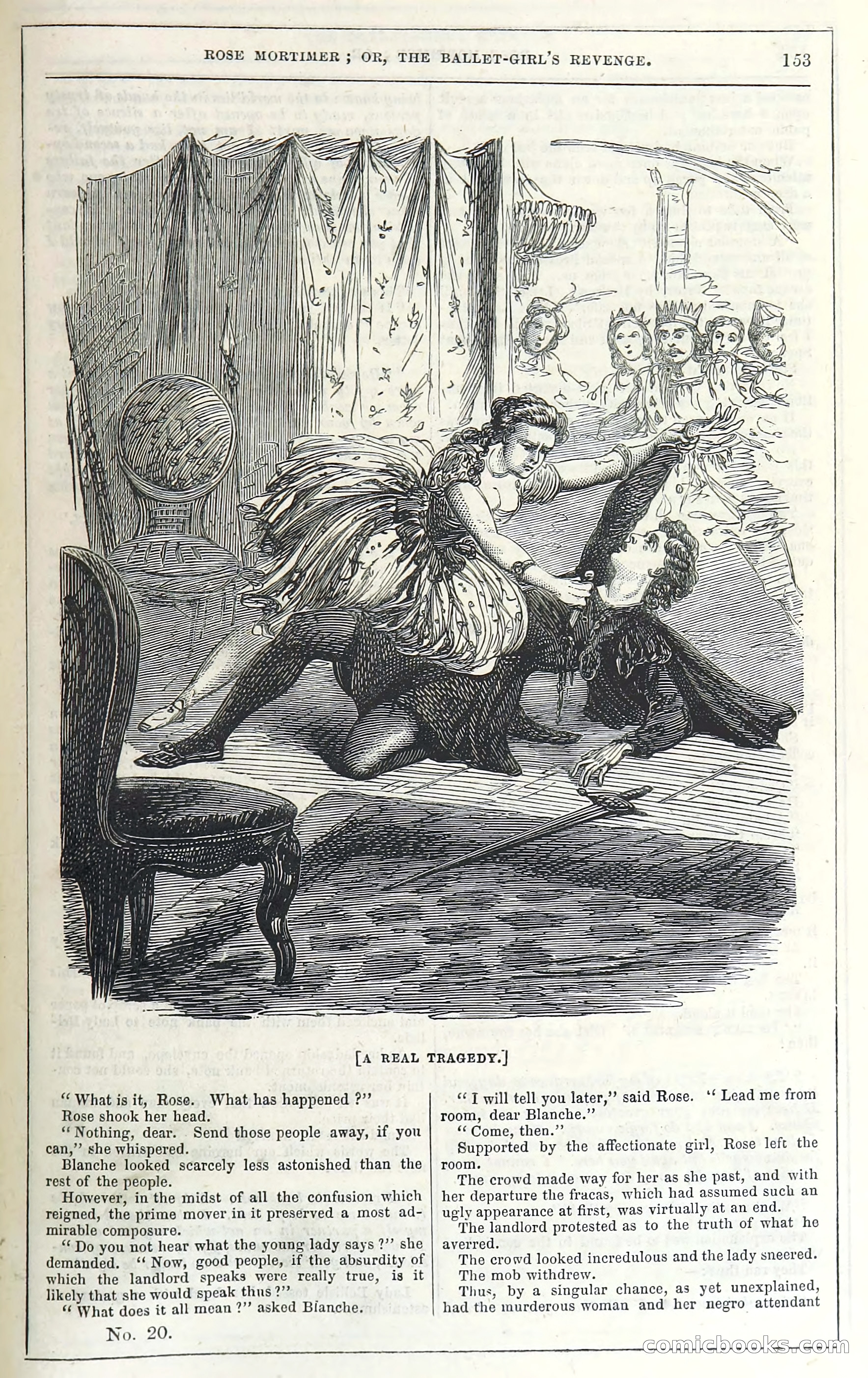 Rose Mortimer; Or, The Ballet-Girl's Revenge — page 159: Penny Dreadfuls, 1865