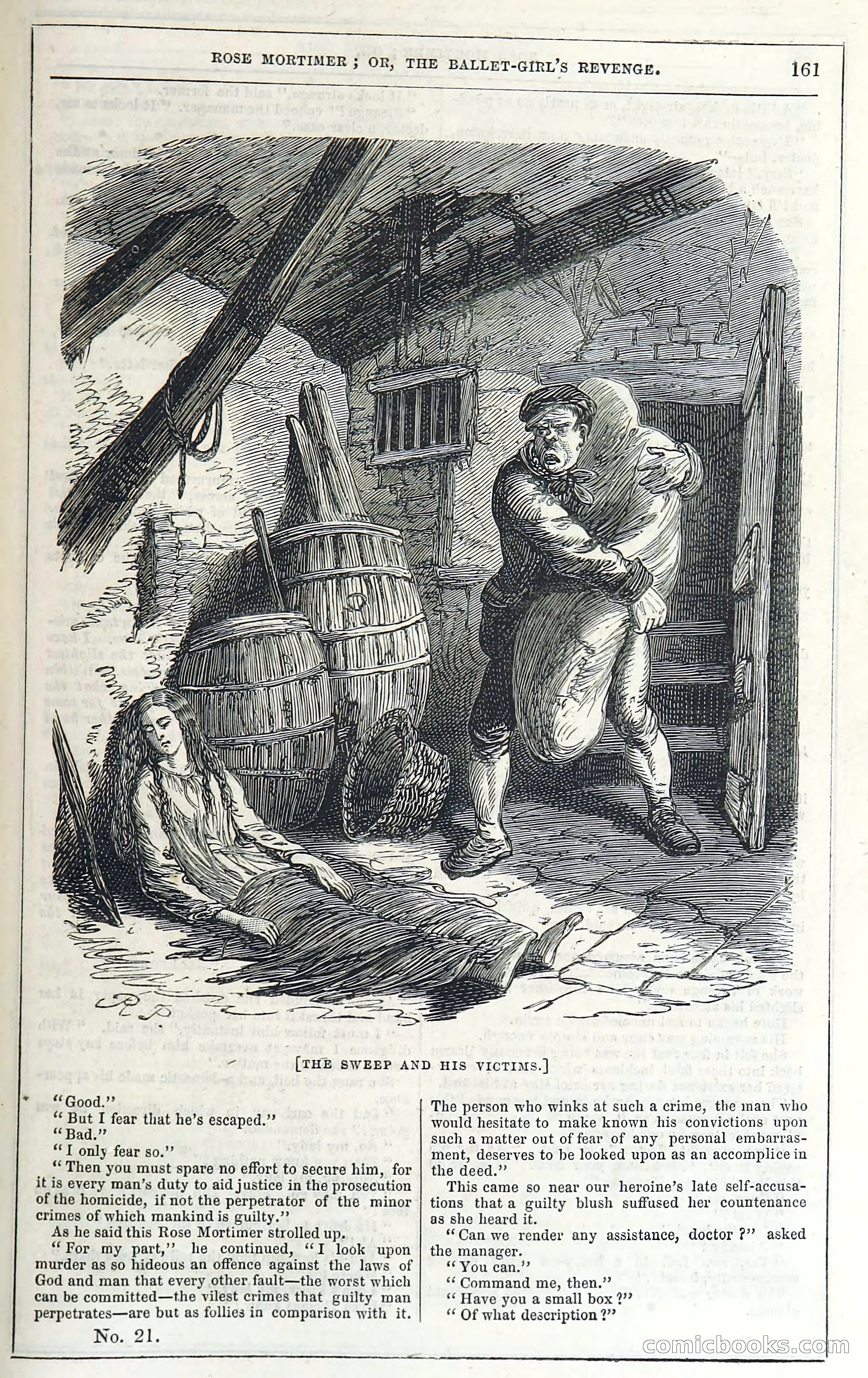 Rose Mortimer; Or, The Ballet-Girl's Revenge — page 167: Penny Dreadfuls, 1865