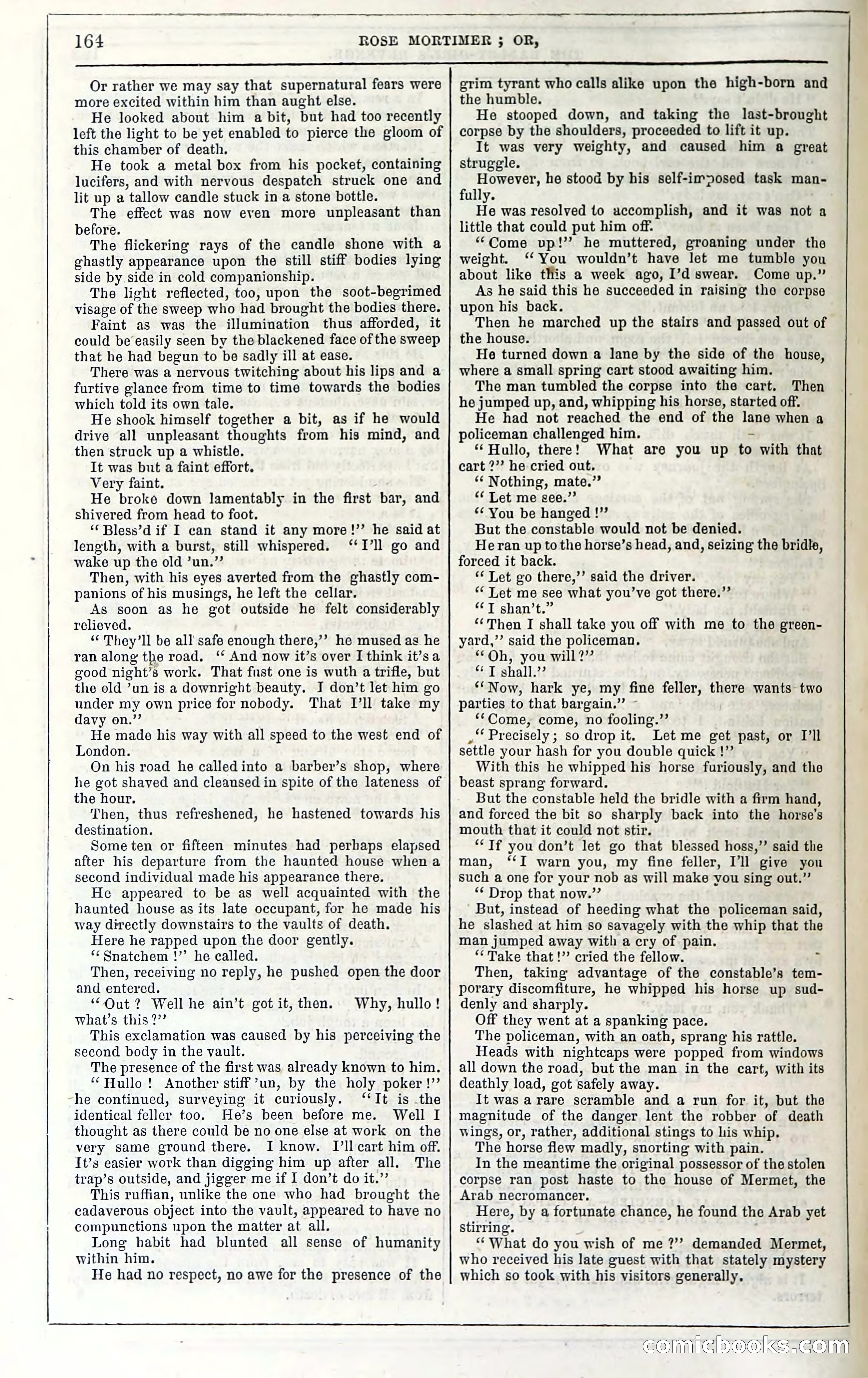 Rose Mortimer; Or, The Ballet-Girl's Revenge — page 170: Penny Dreadfuls, 1865
