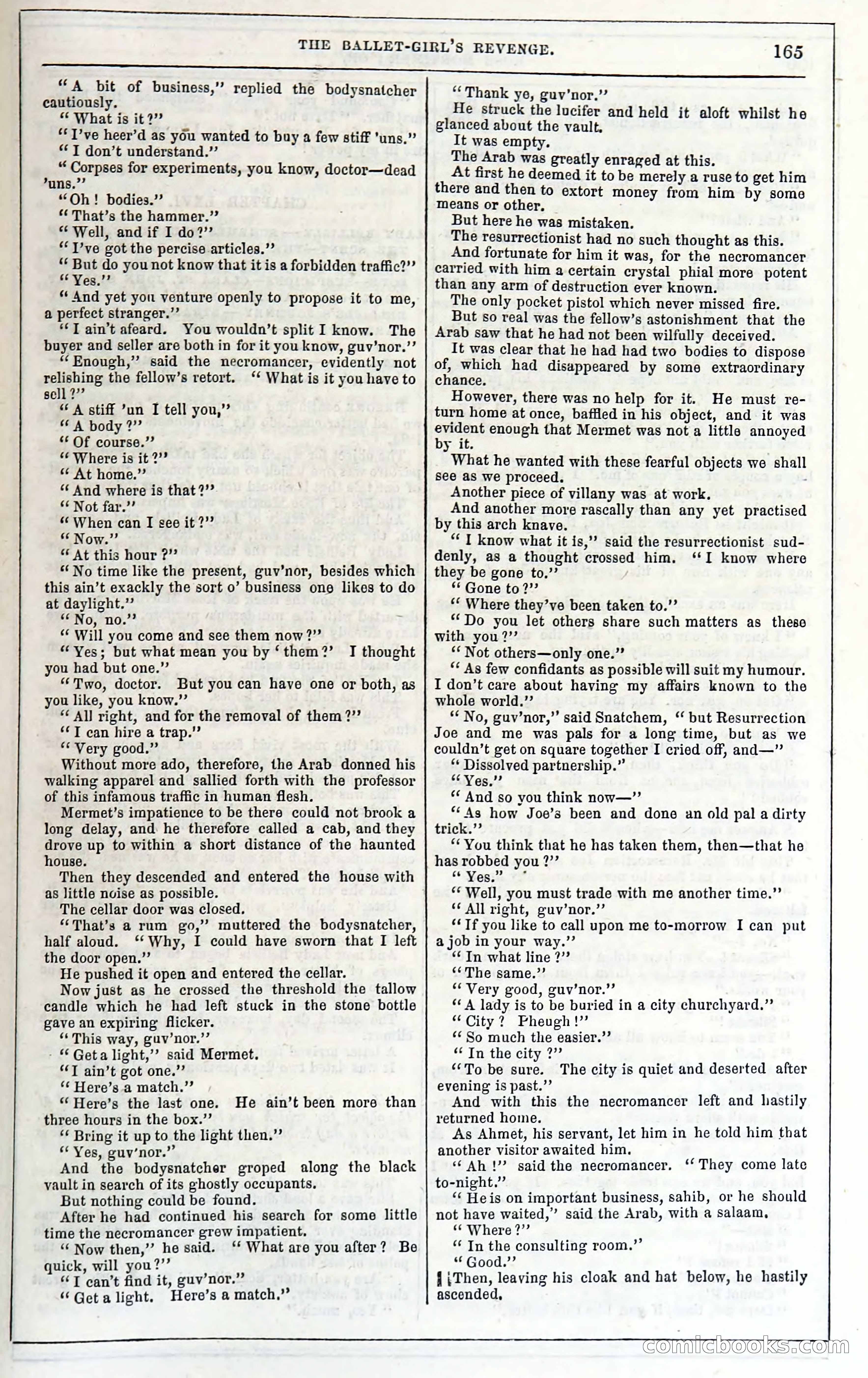 Rose Mortimer; Or, The Ballet-Girl's Revenge — page 171: Penny Dreadfuls, 1865