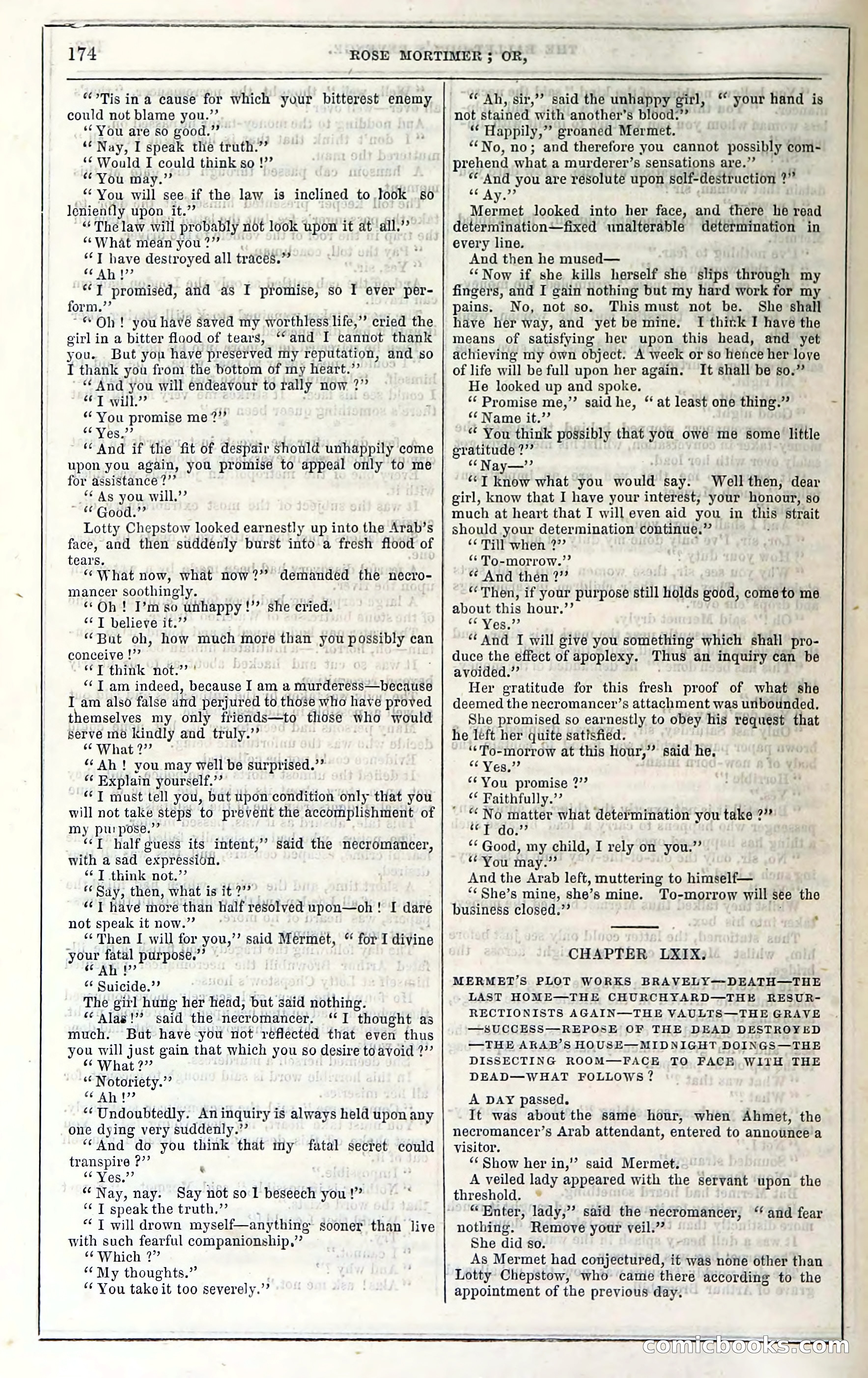 Rose Mortimer; Or, The Ballet-Girl's Revenge — page 180: Penny Dreadfuls, 1865