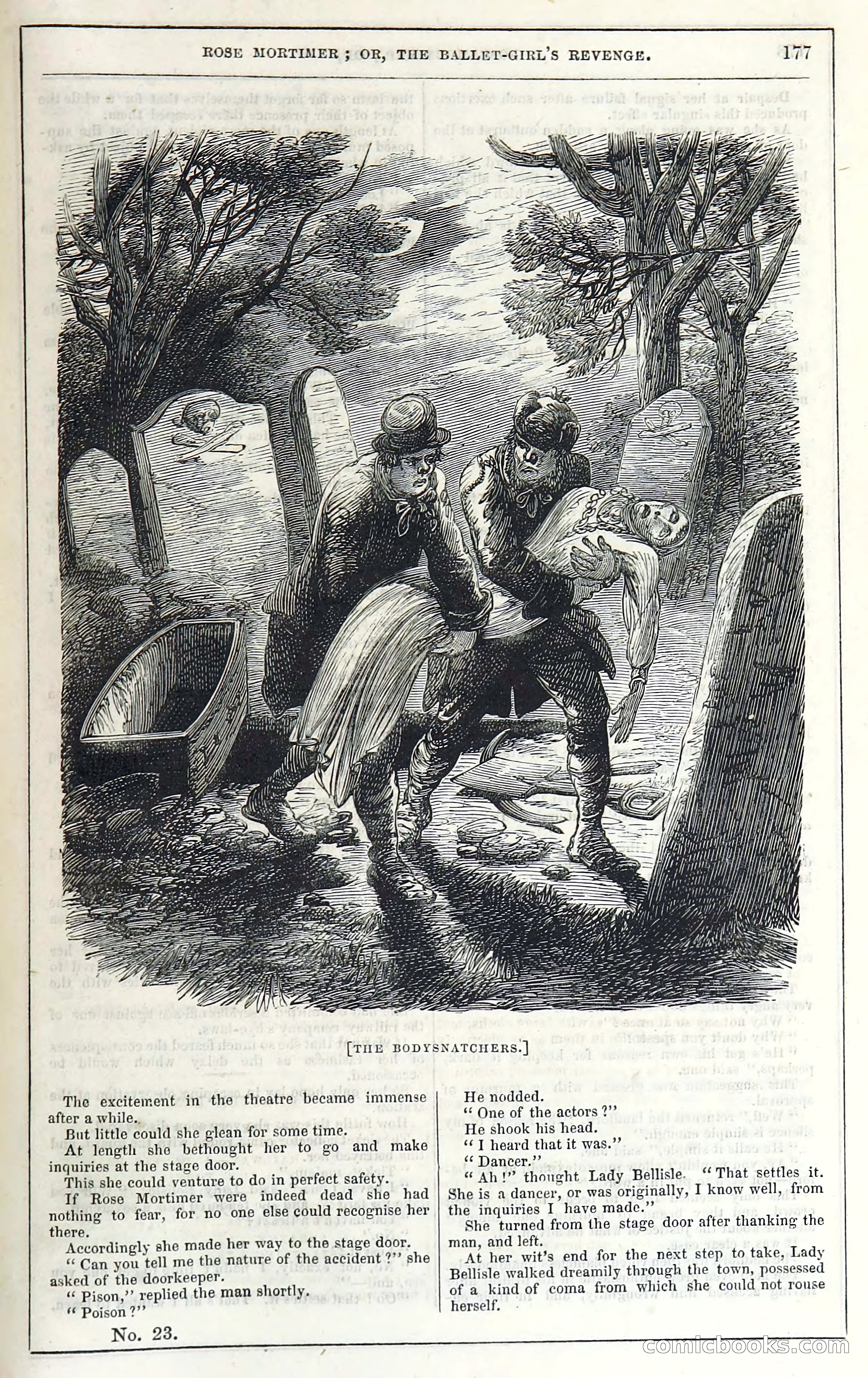 Rose Mortimer; Or, The Ballet-Girl's Revenge — page 183: Penny Dreadfuls, 1865