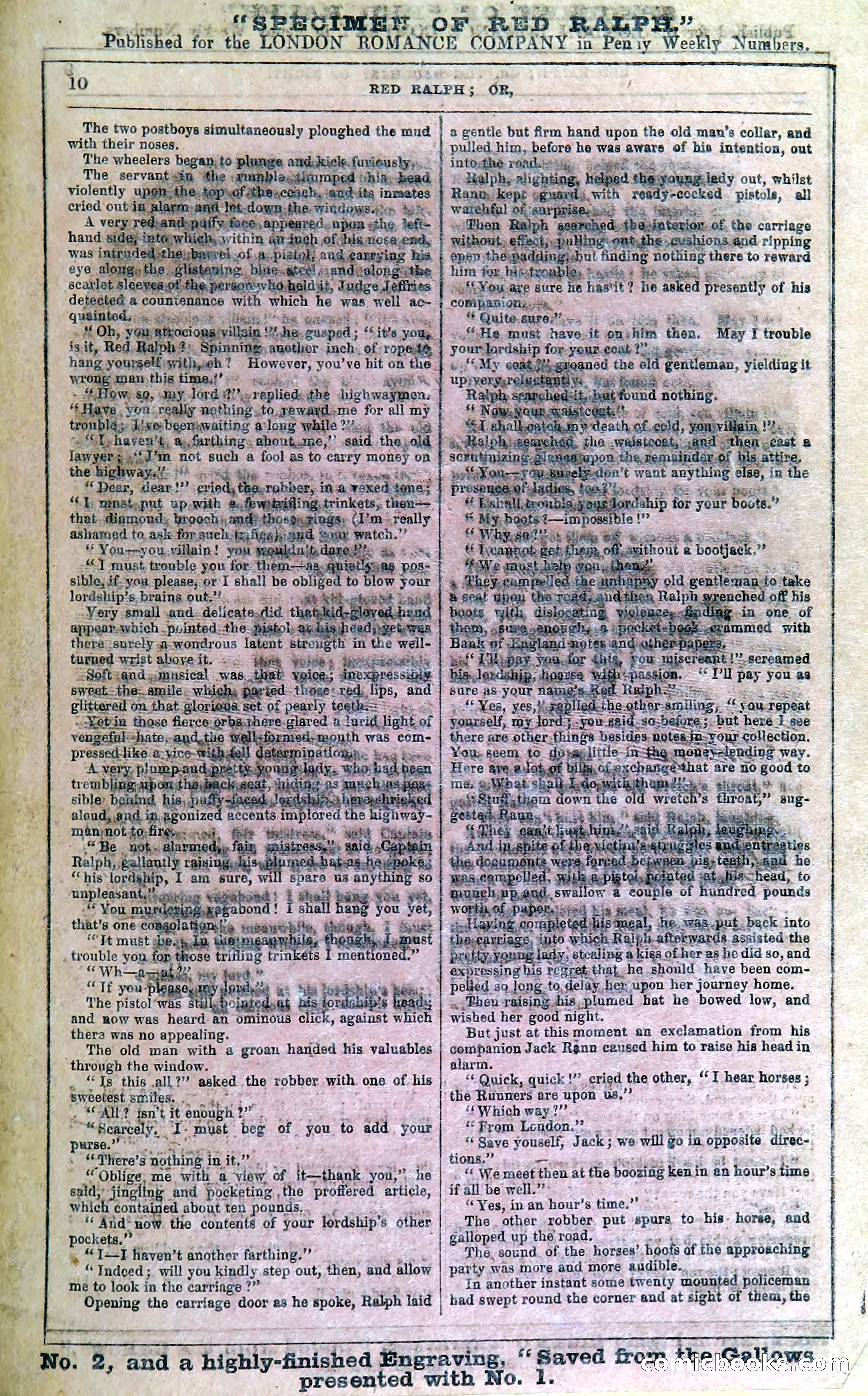 Rose Mortimer; Or, The Ballet-Girl's Revenge — page 203: Penny Dreadfuls, 1865