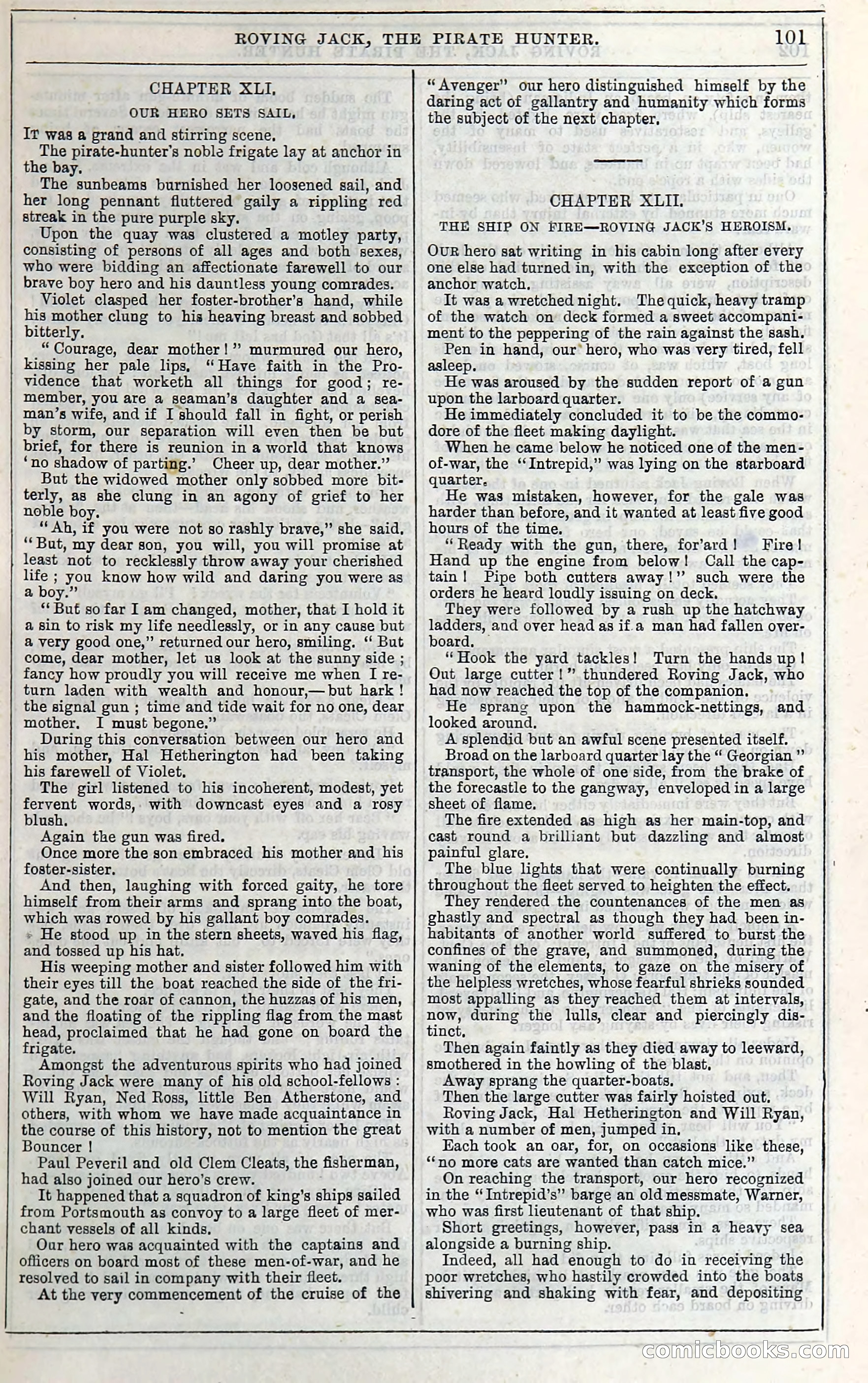Roving Jack, The Pirate Hunter — page 81: Penny Dreadfuls, 1867