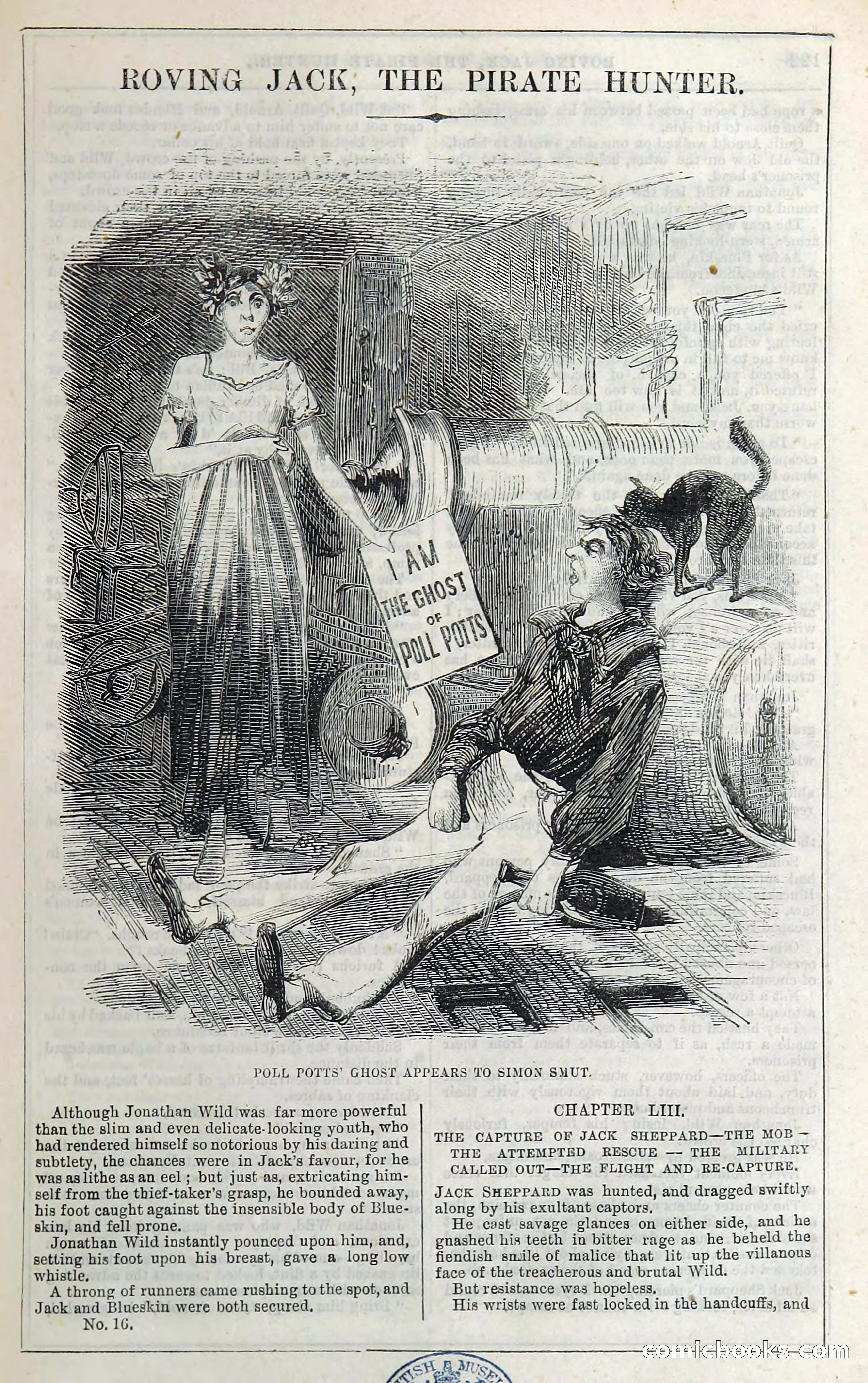 Roving Jack, The Pirate Hunter — page 101: Penny Dreadfuls, 1867
