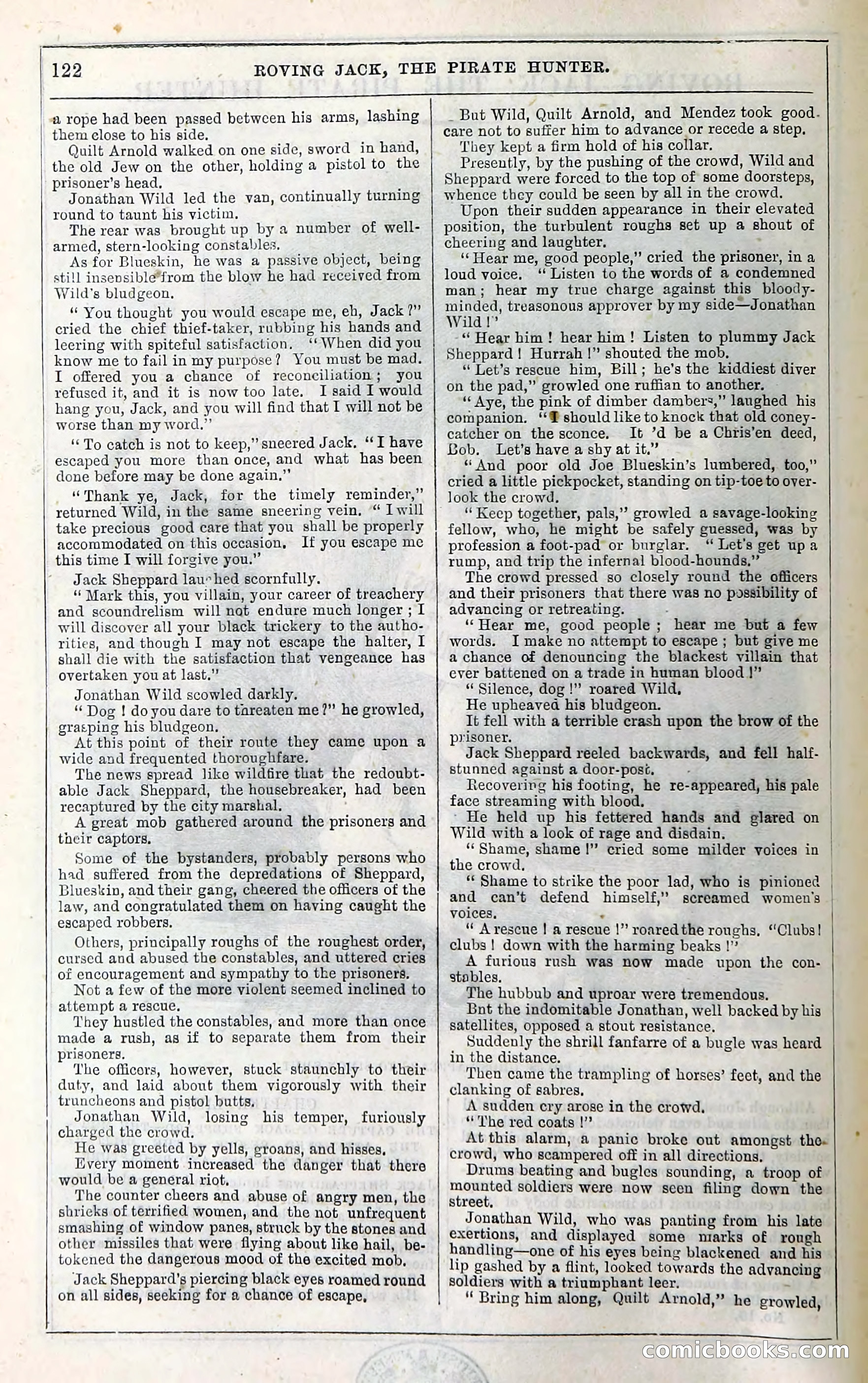 Roving Jack, The Pirate Hunter — page 102: Penny Dreadfuls, 1867