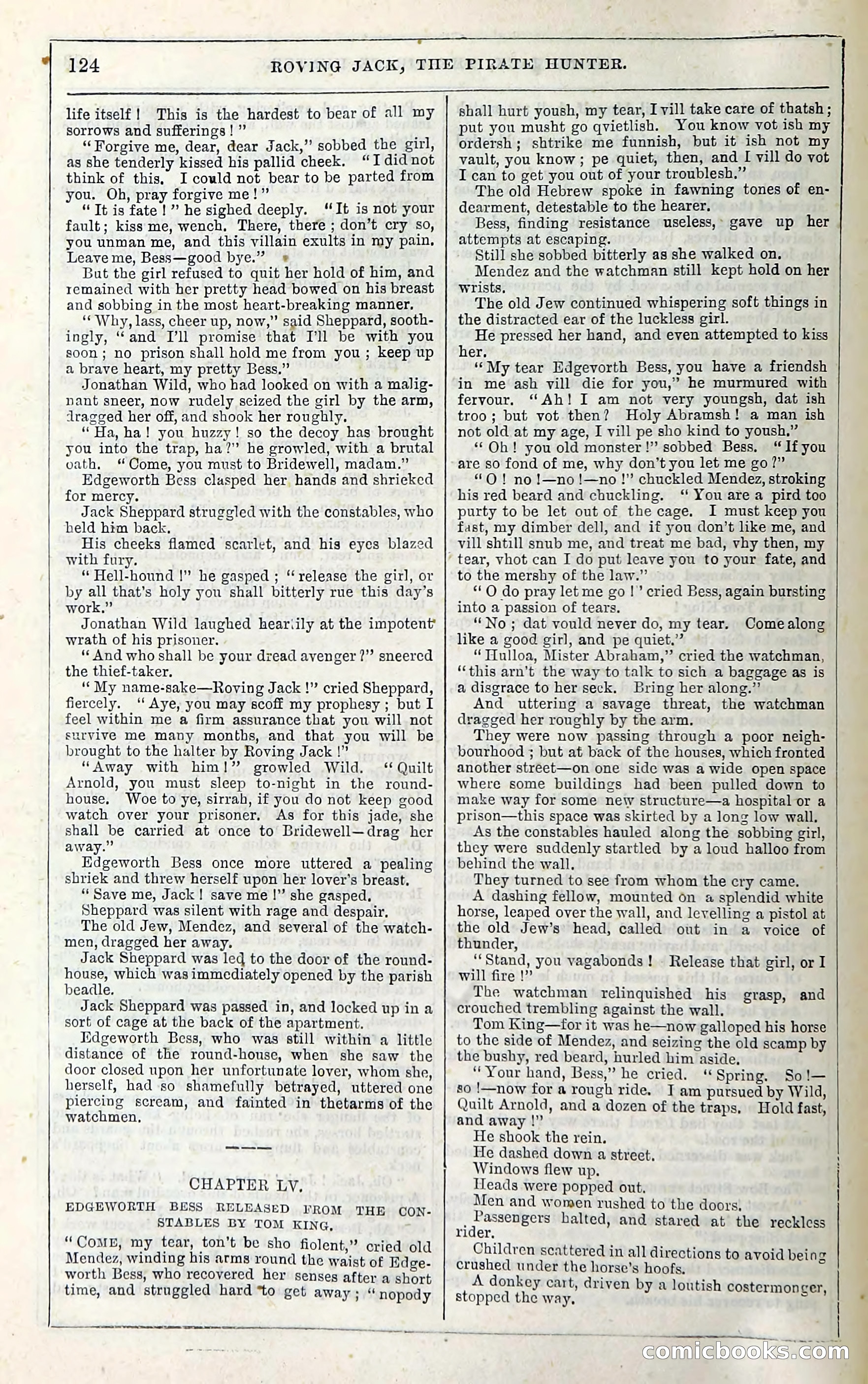 Roving Jack, The Pirate Hunter — page 104: Penny Dreadfuls, 1867