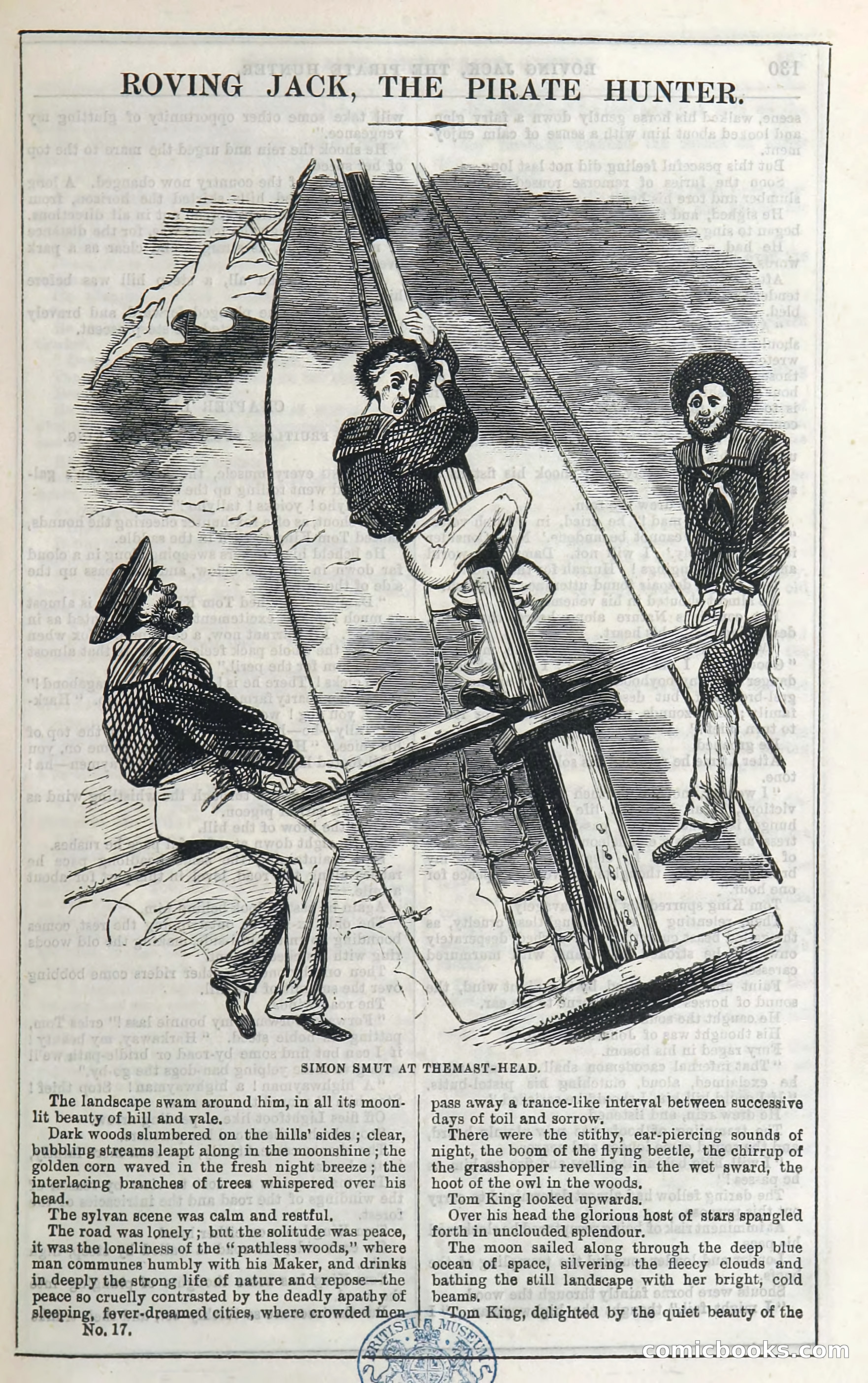 Roving Jack, The Pirate Hunter — page 109: Penny Dreadfuls, 1867