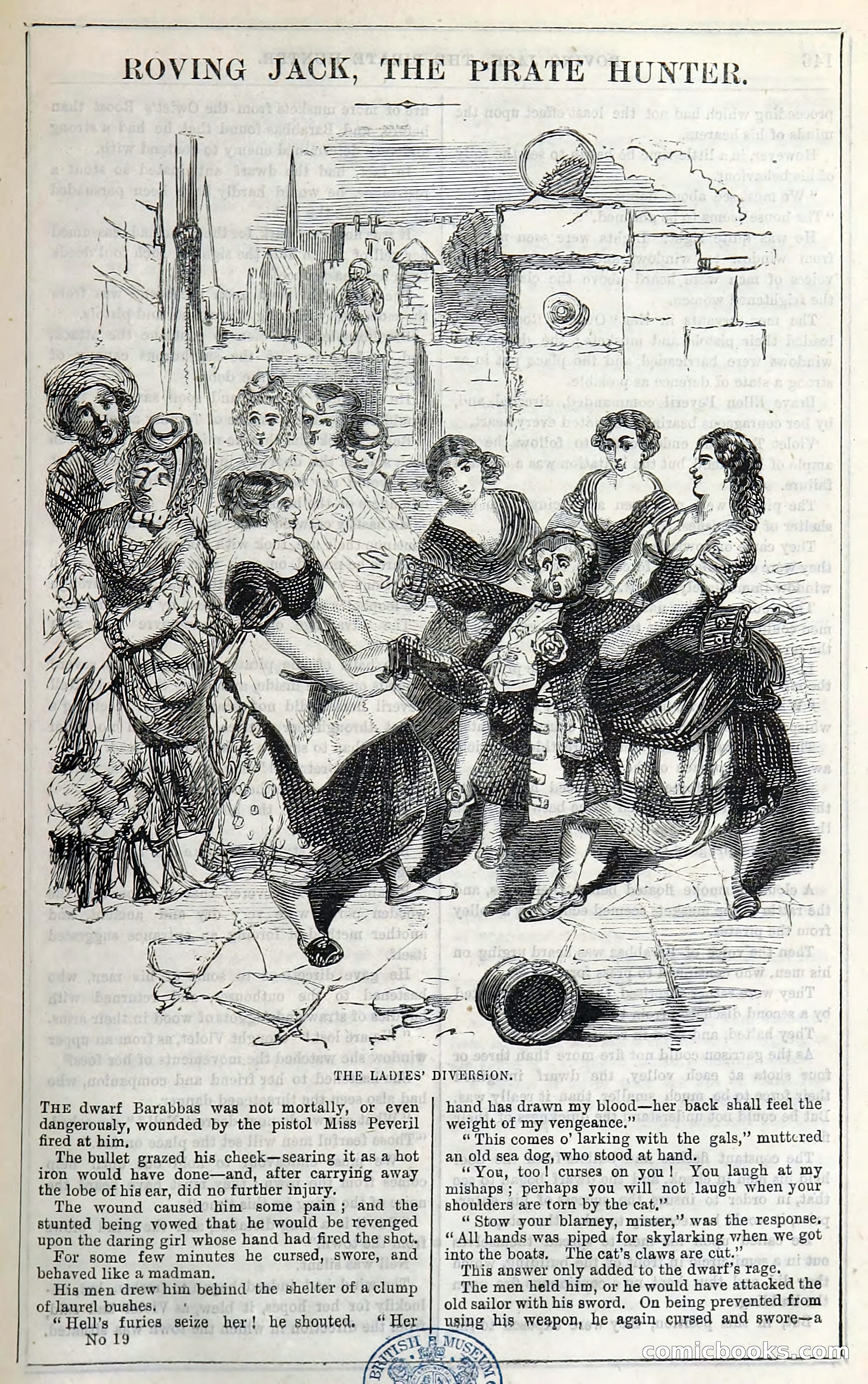 Roving Jack, The Pirate Hunter — page 125: Penny Dreadfuls, 1867