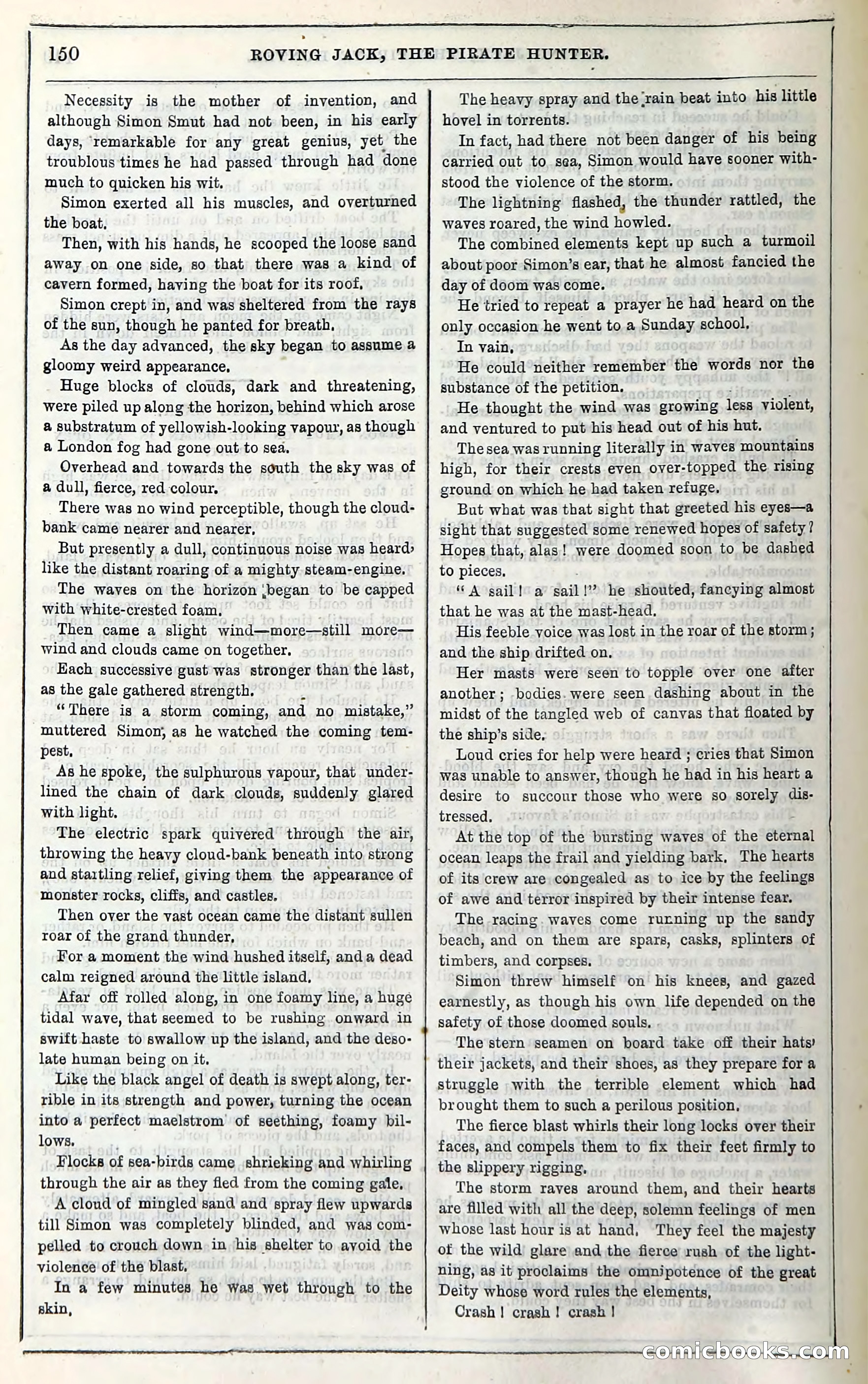 Roving Jack, The Pirate Hunter — page 130: Penny Dreadfuls, 1867