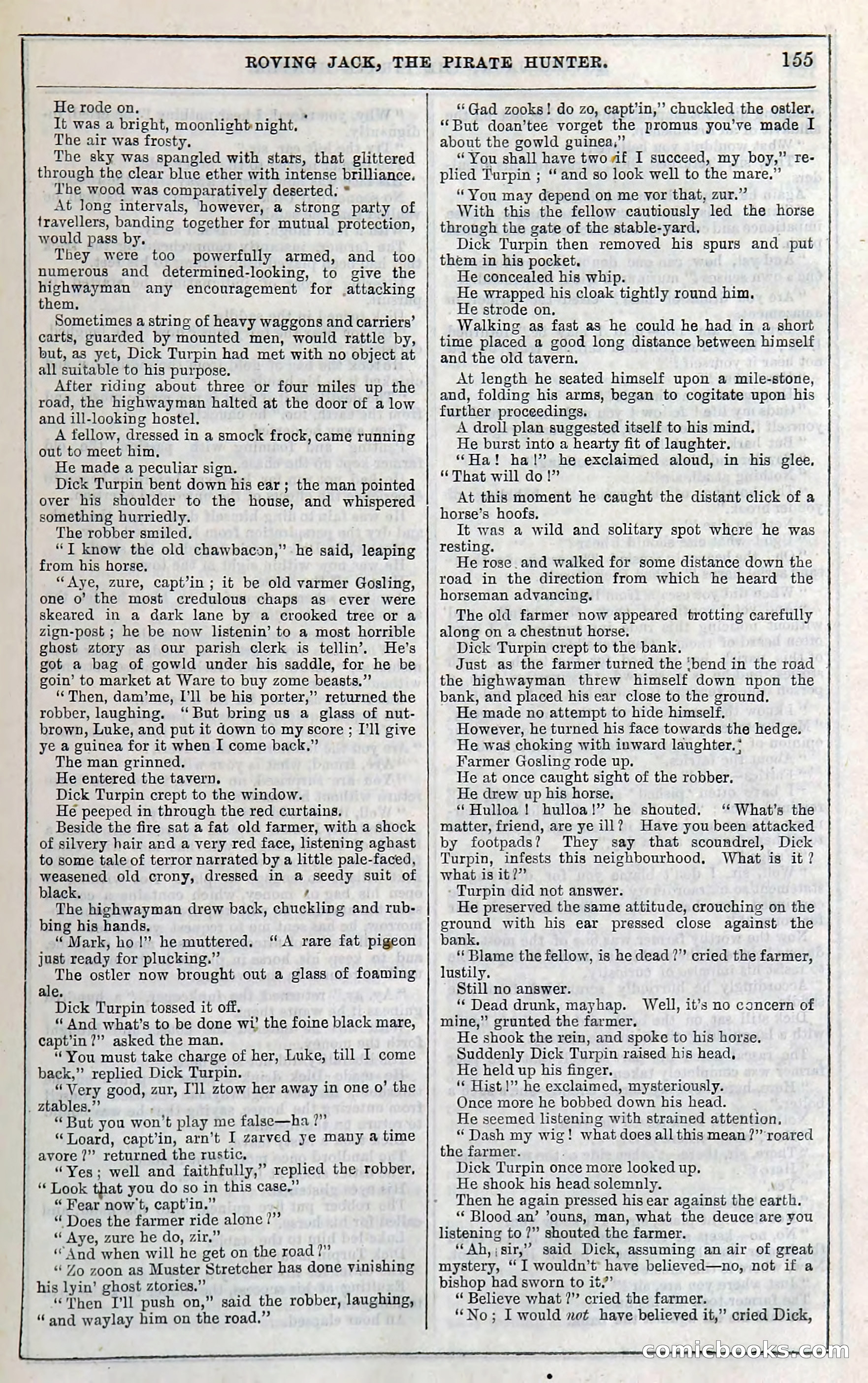 Roving Jack, The Pirate Hunter — page 135: Penny Dreadfuls, 1867