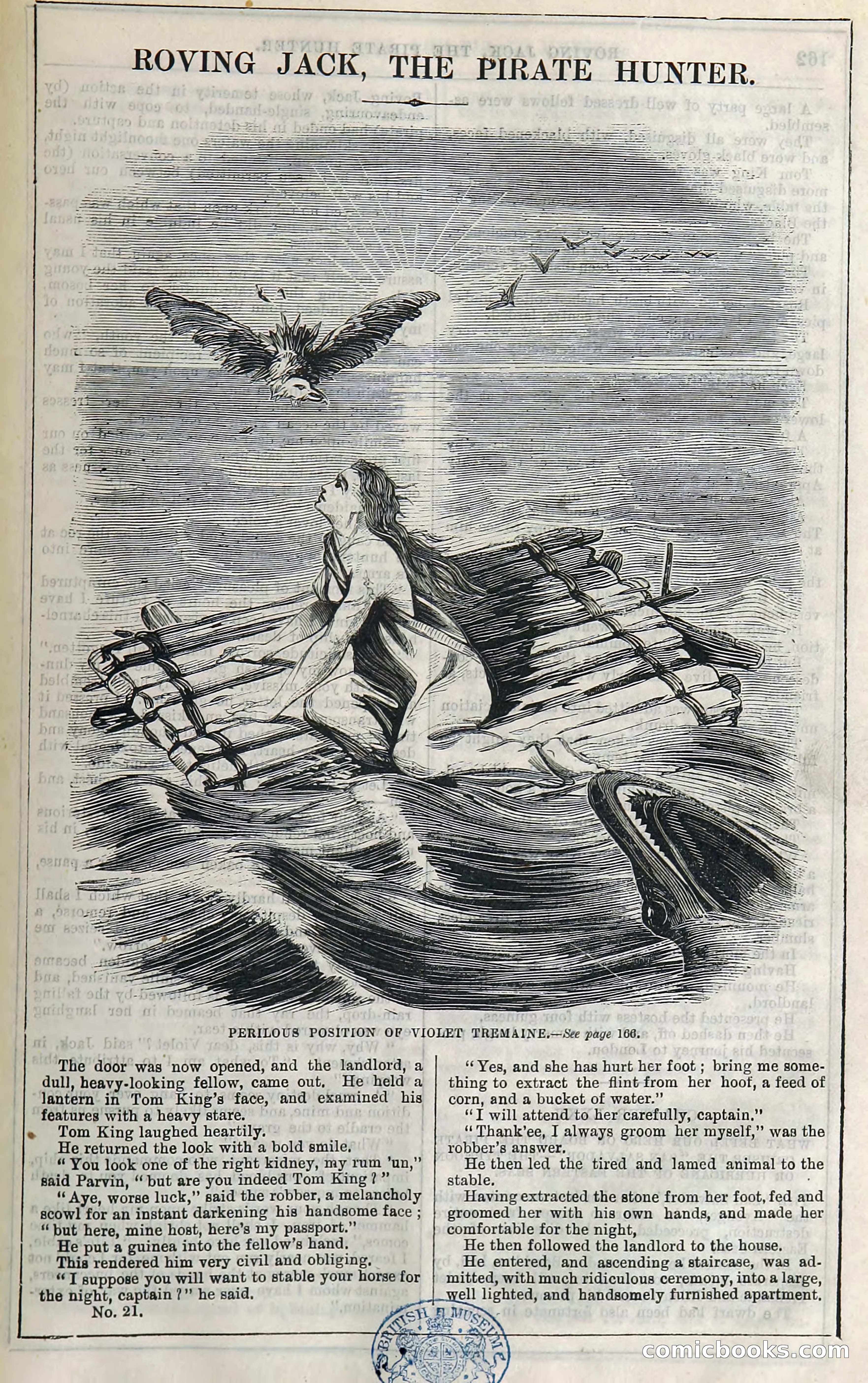 Roving Jack, The Pirate Hunter — page 141: Penny Dreadfuls, 1867