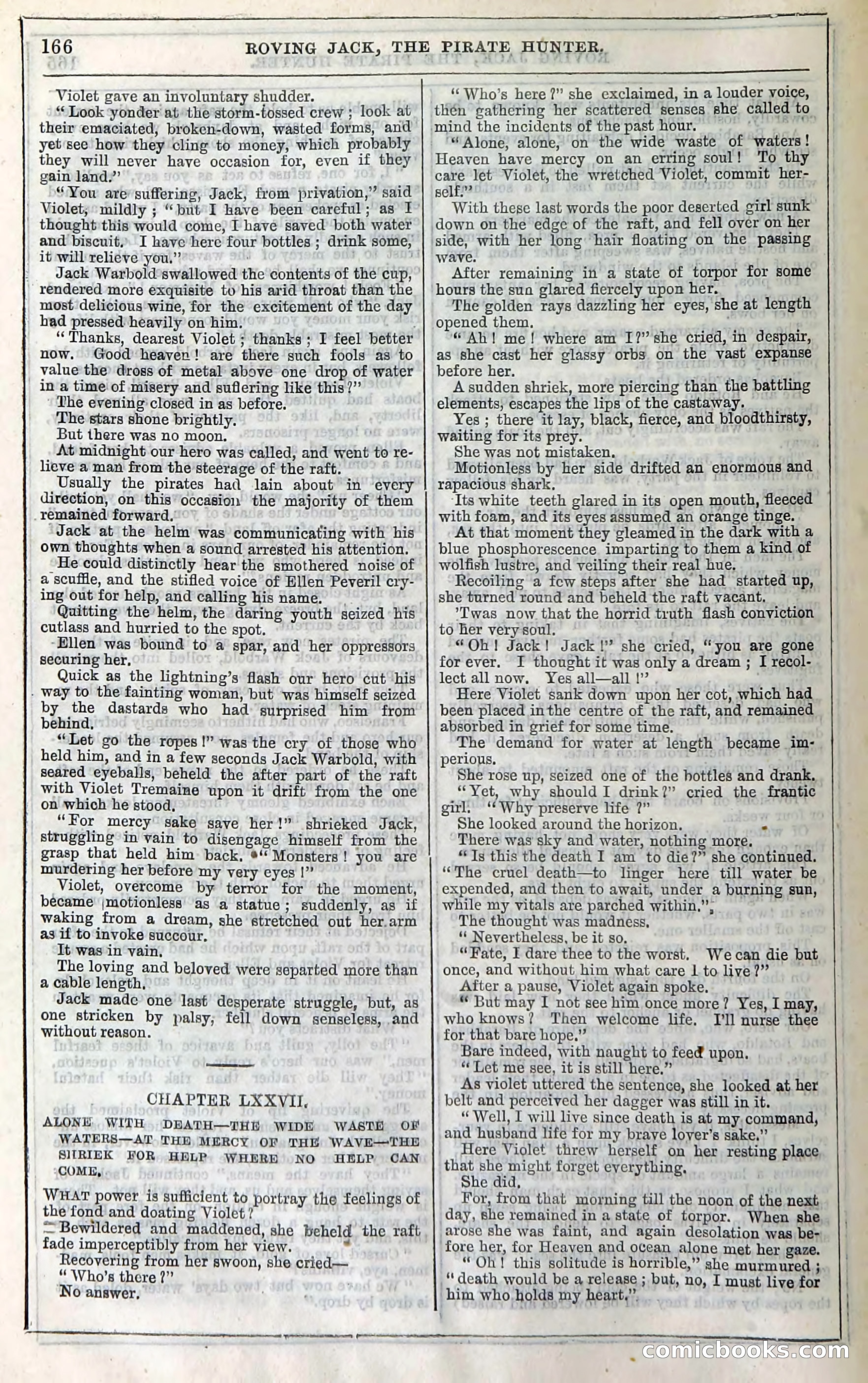 Roving Jack, The Pirate Hunter — page 146: Penny Dreadfuls, 1867