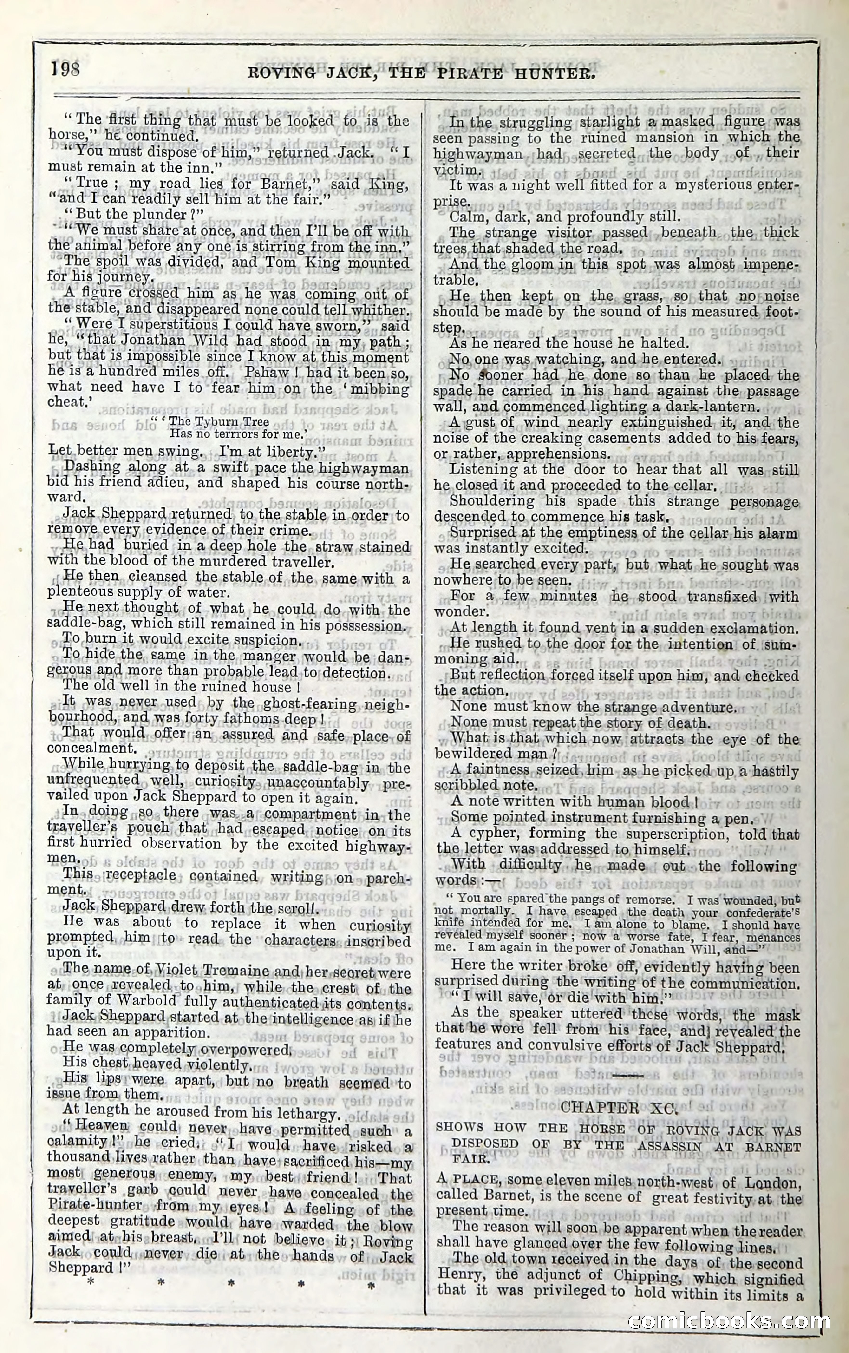 Roving Jack, The Pirate Hunter — page 178: Penny Dreadfuls, 1867
