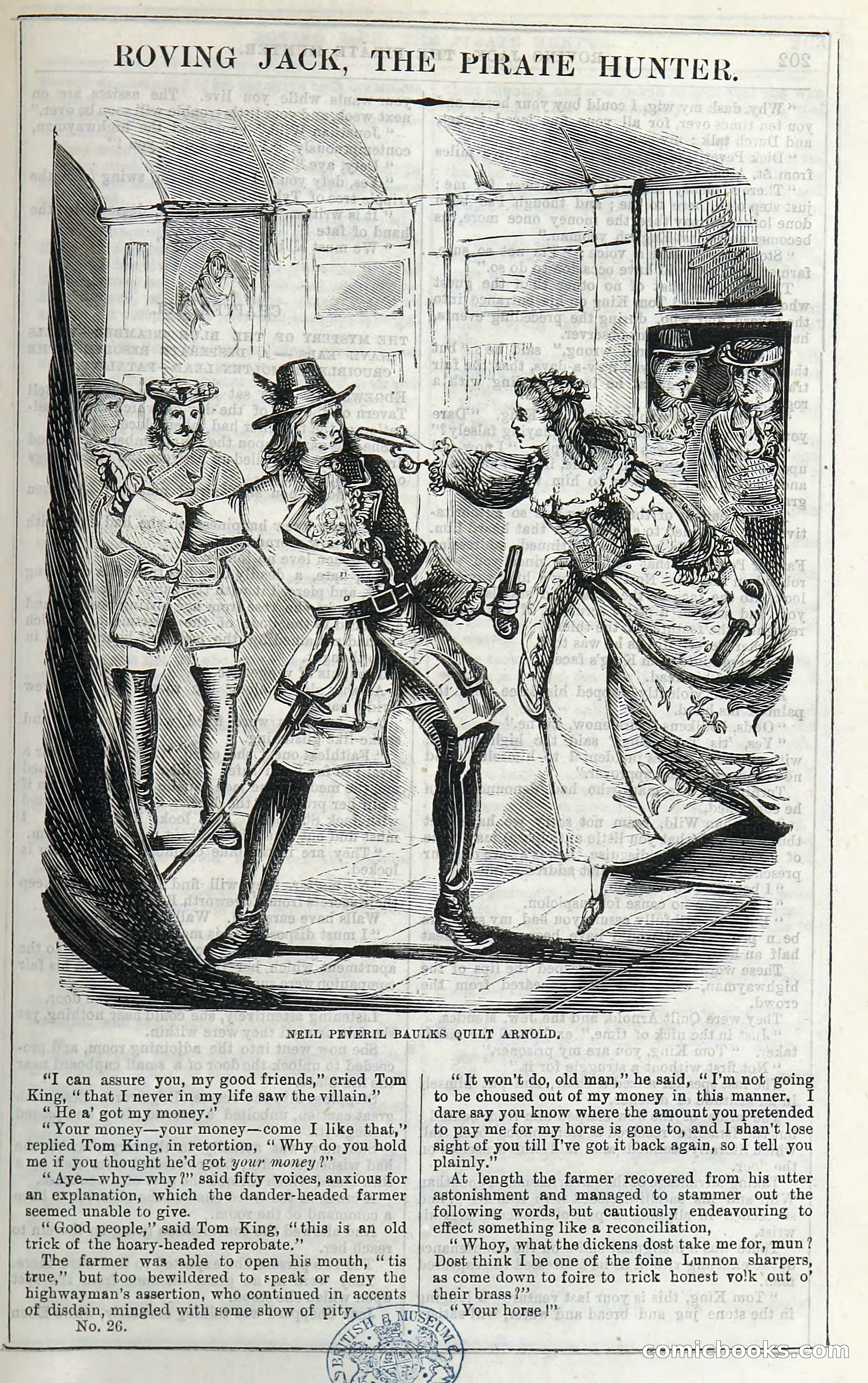 Roving Jack, The Pirate Hunter — page 181: Penny Dreadfuls, 1867