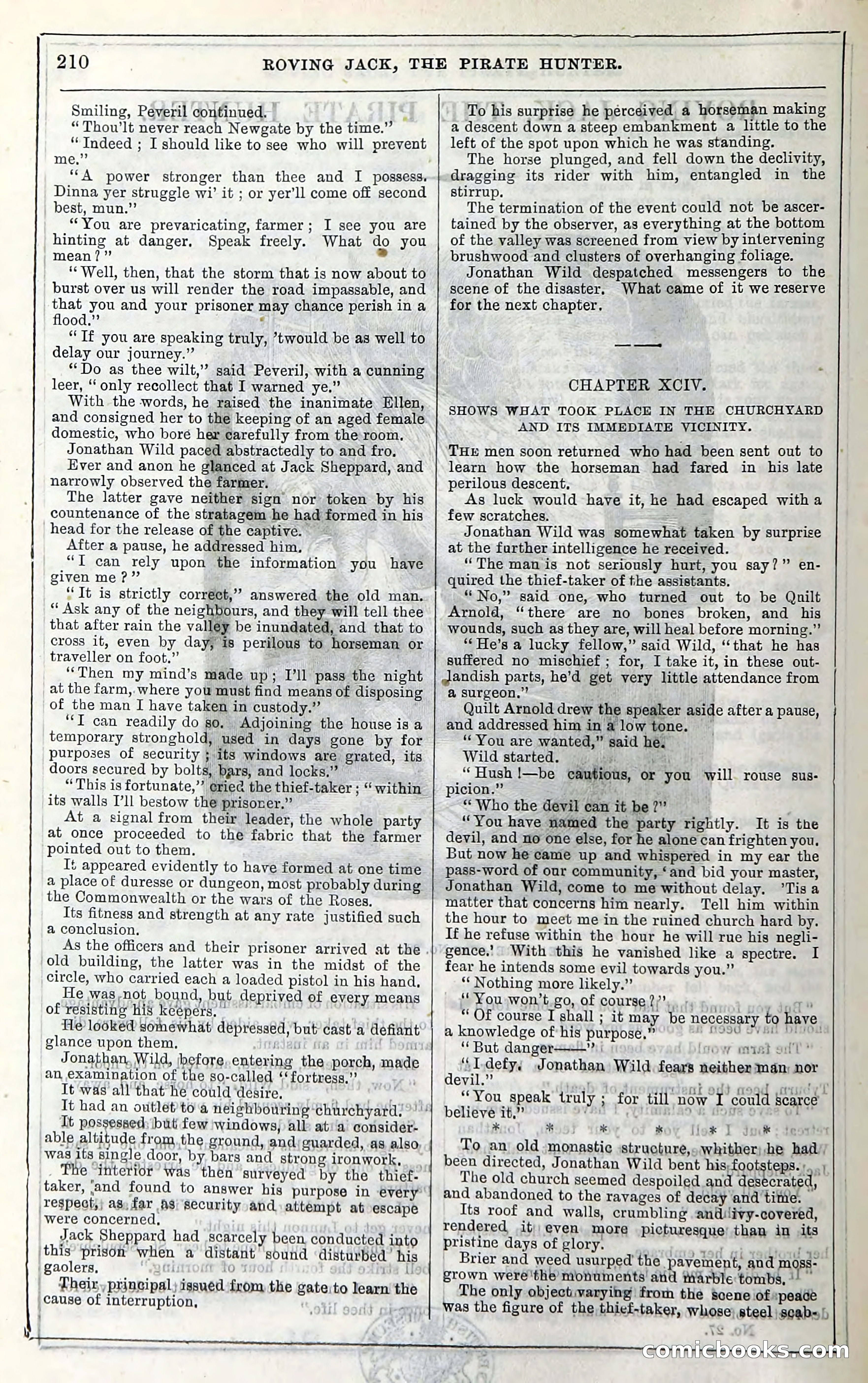 Roving Jack, The Pirate Hunter — page 190: Penny Dreadfuls, 1867
