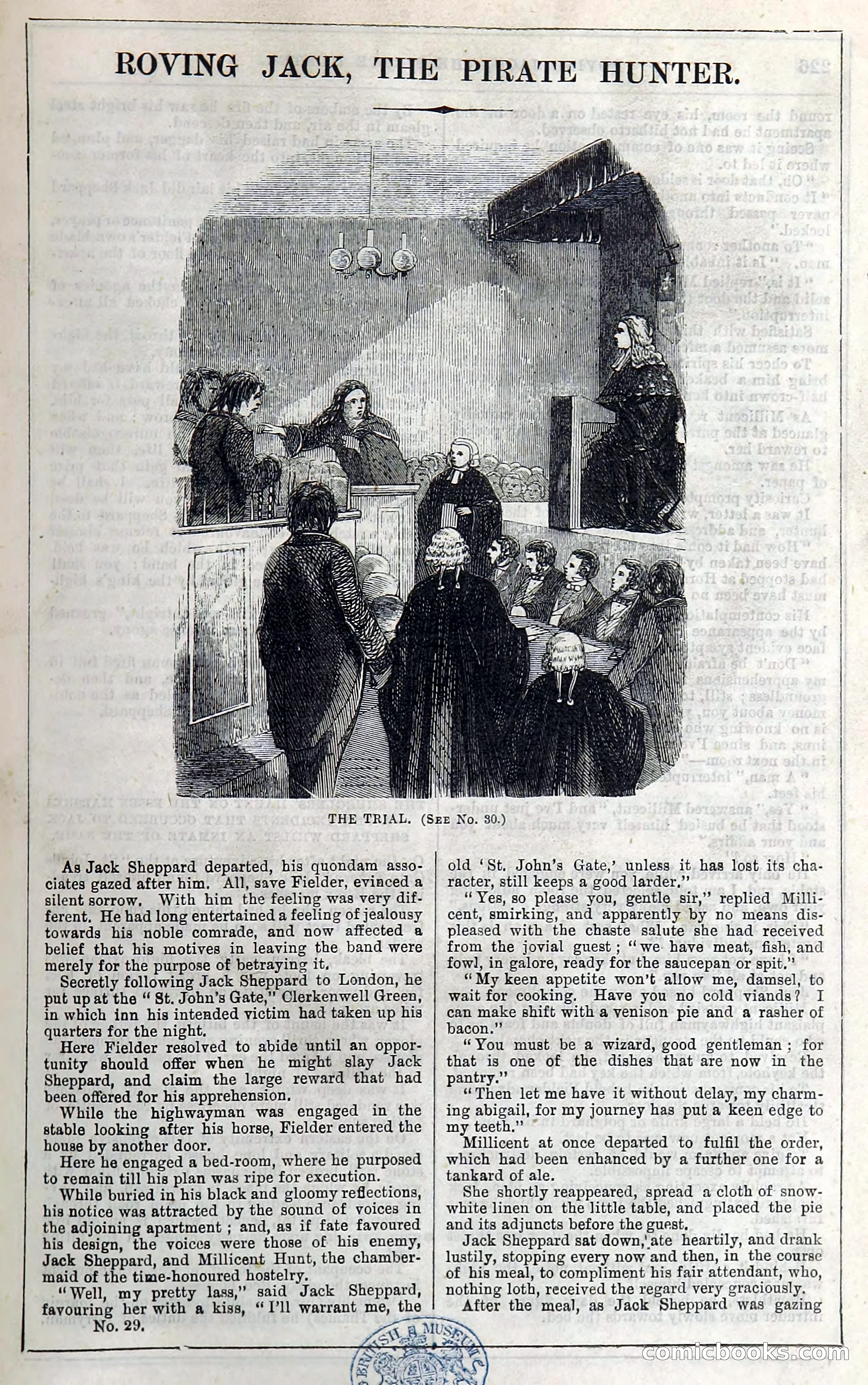 Roving Jack, The Pirate Hunter — page 205: Penny Dreadfuls, 1867
