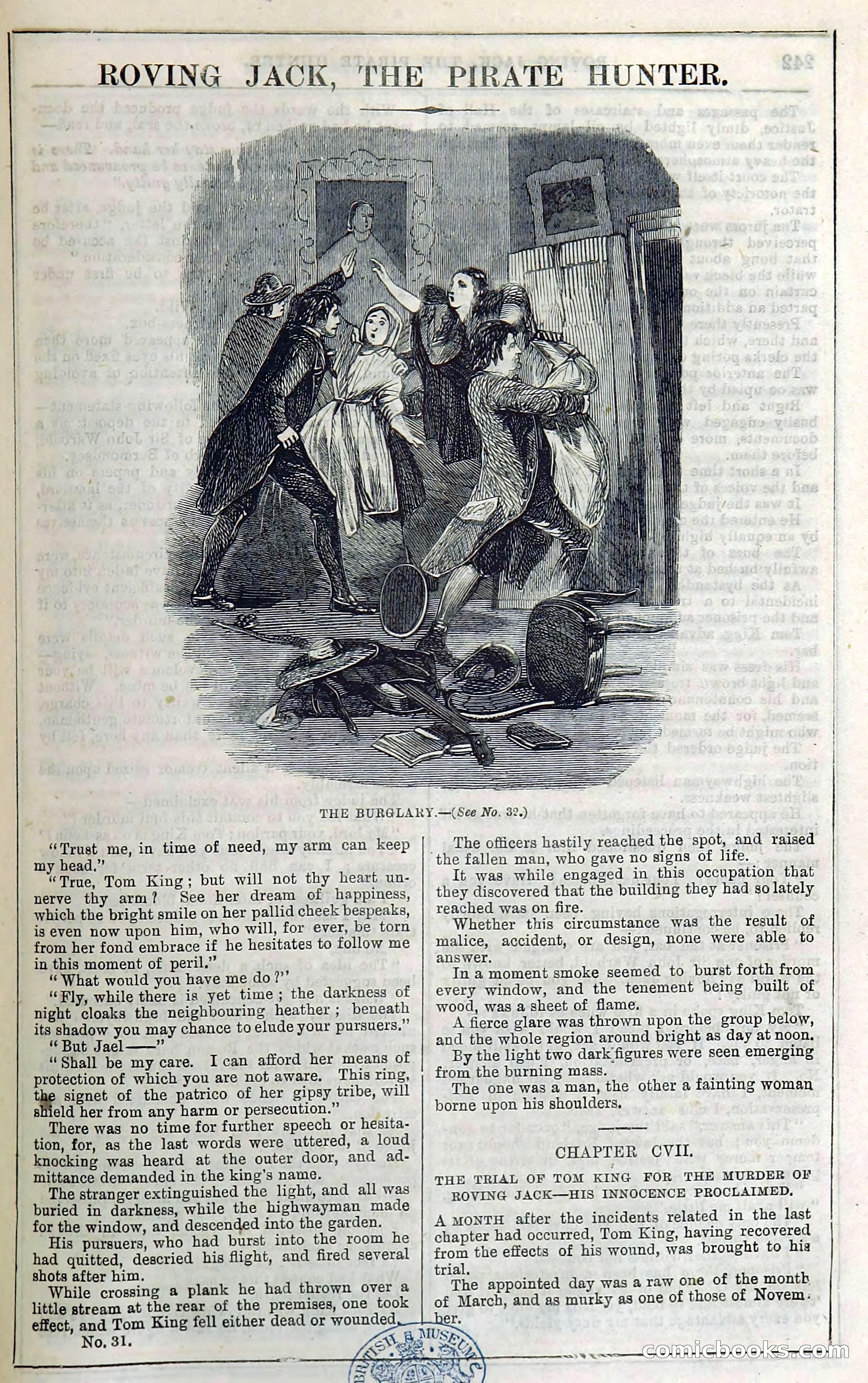 Roving Jack, The Pirate Hunter — page 221: Penny Dreadfuls, 1867