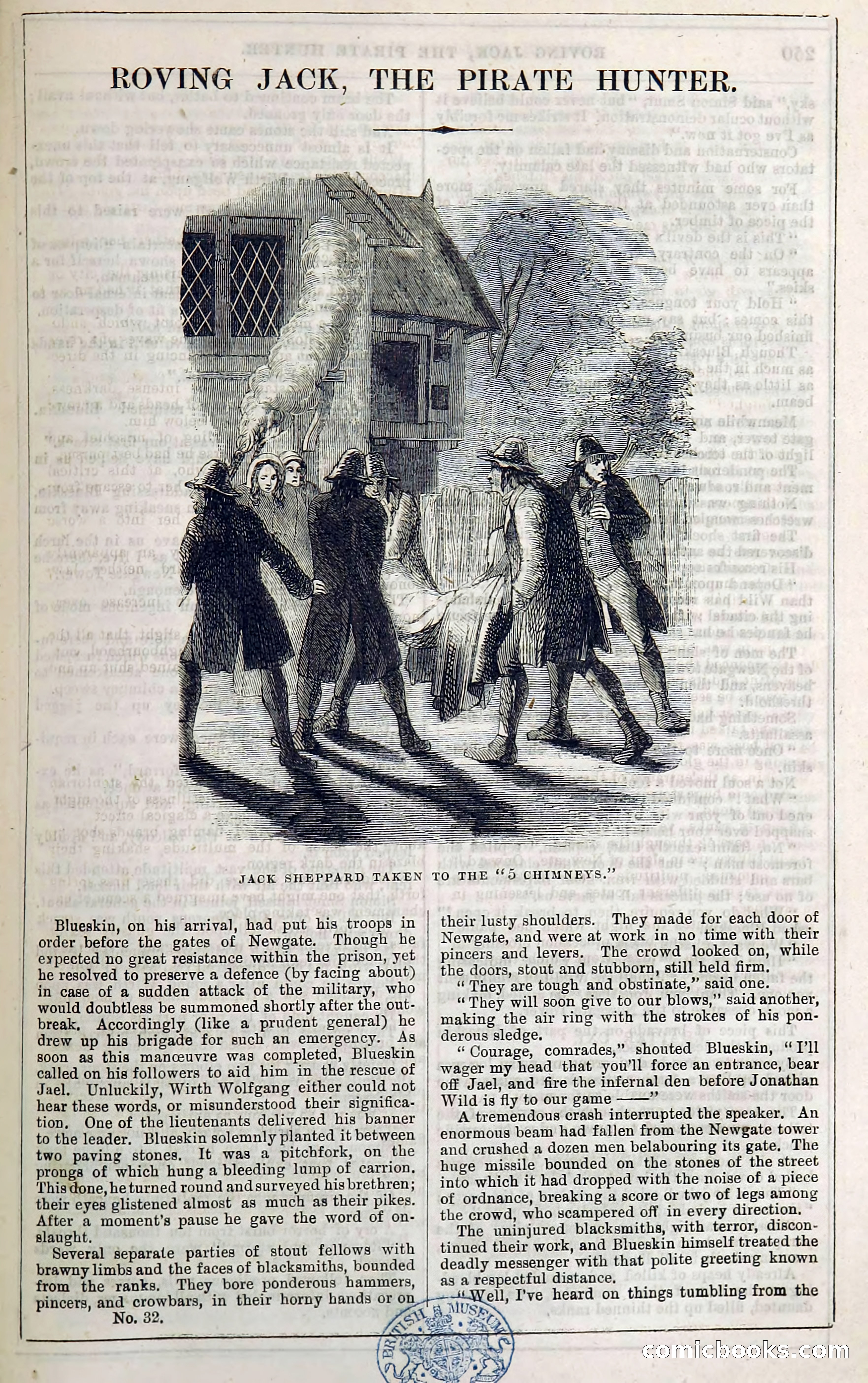 Roving Jack, The Pirate Hunter — page 229: Penny Dreadfuls, 1867