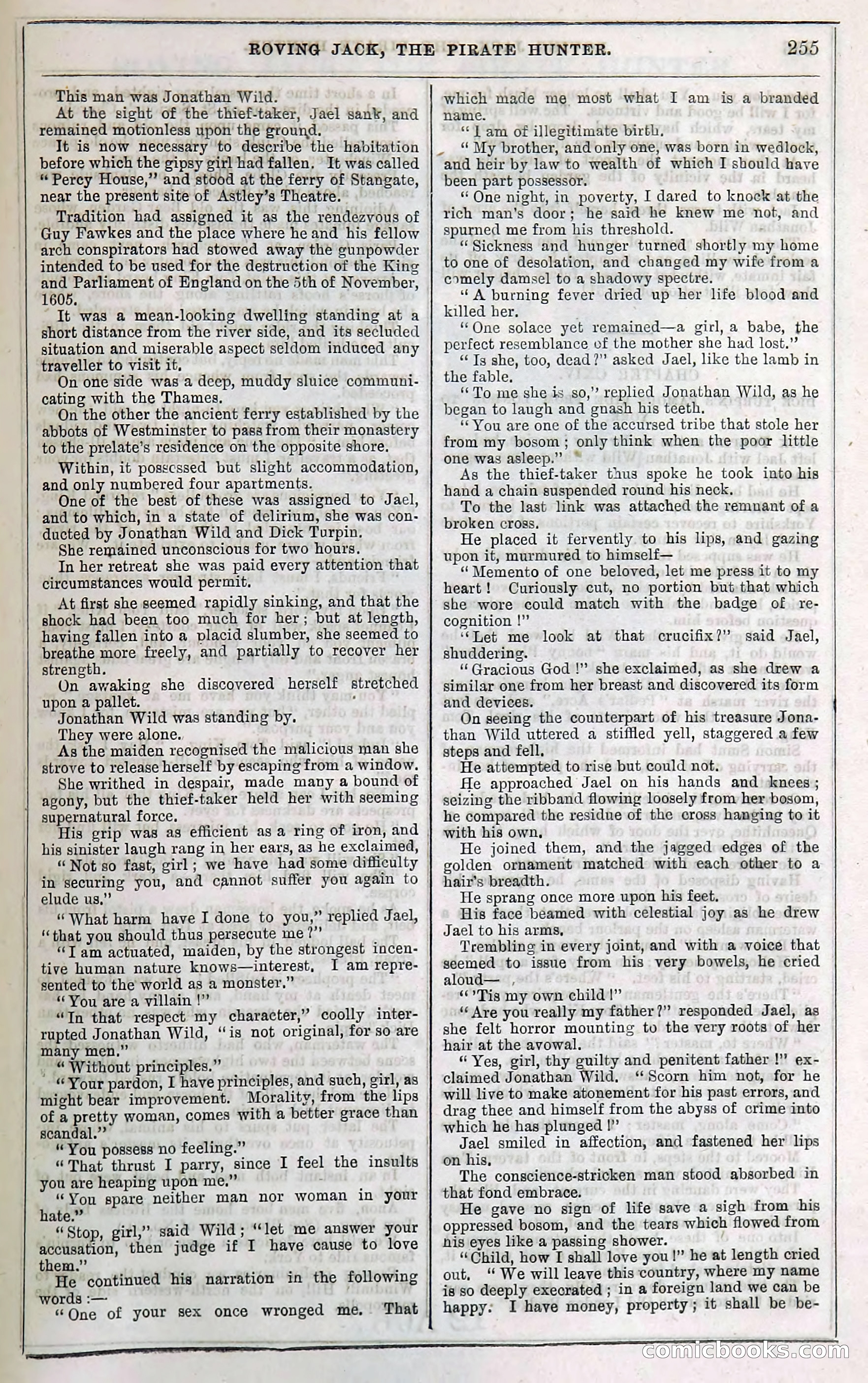 Roving Jack, The Pirate Hunter — page 235: Penny Dreadfuls, 1867