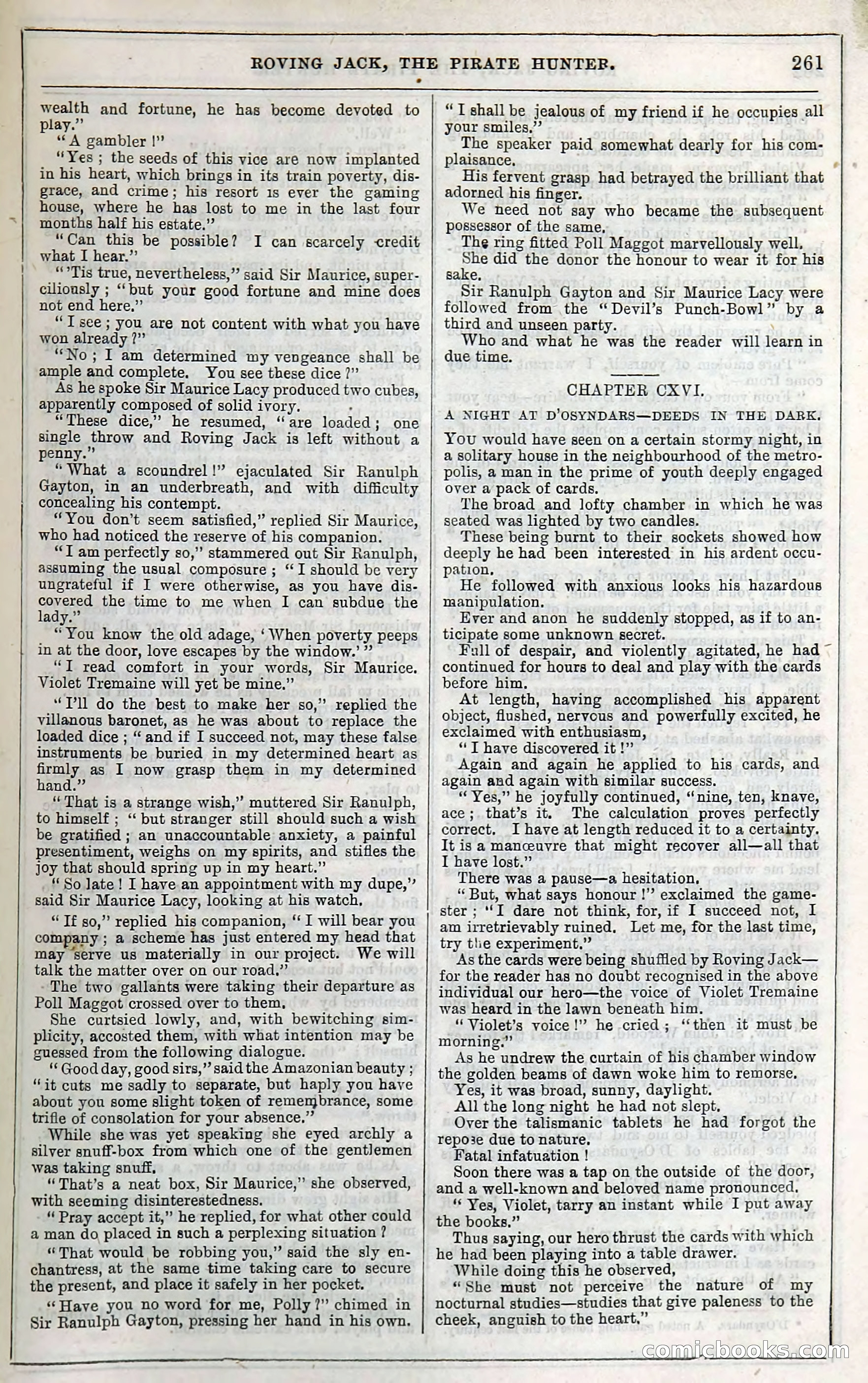 Roving Jack, The Pirate Hunter — page 241: Penny Dreadfuls, 1867