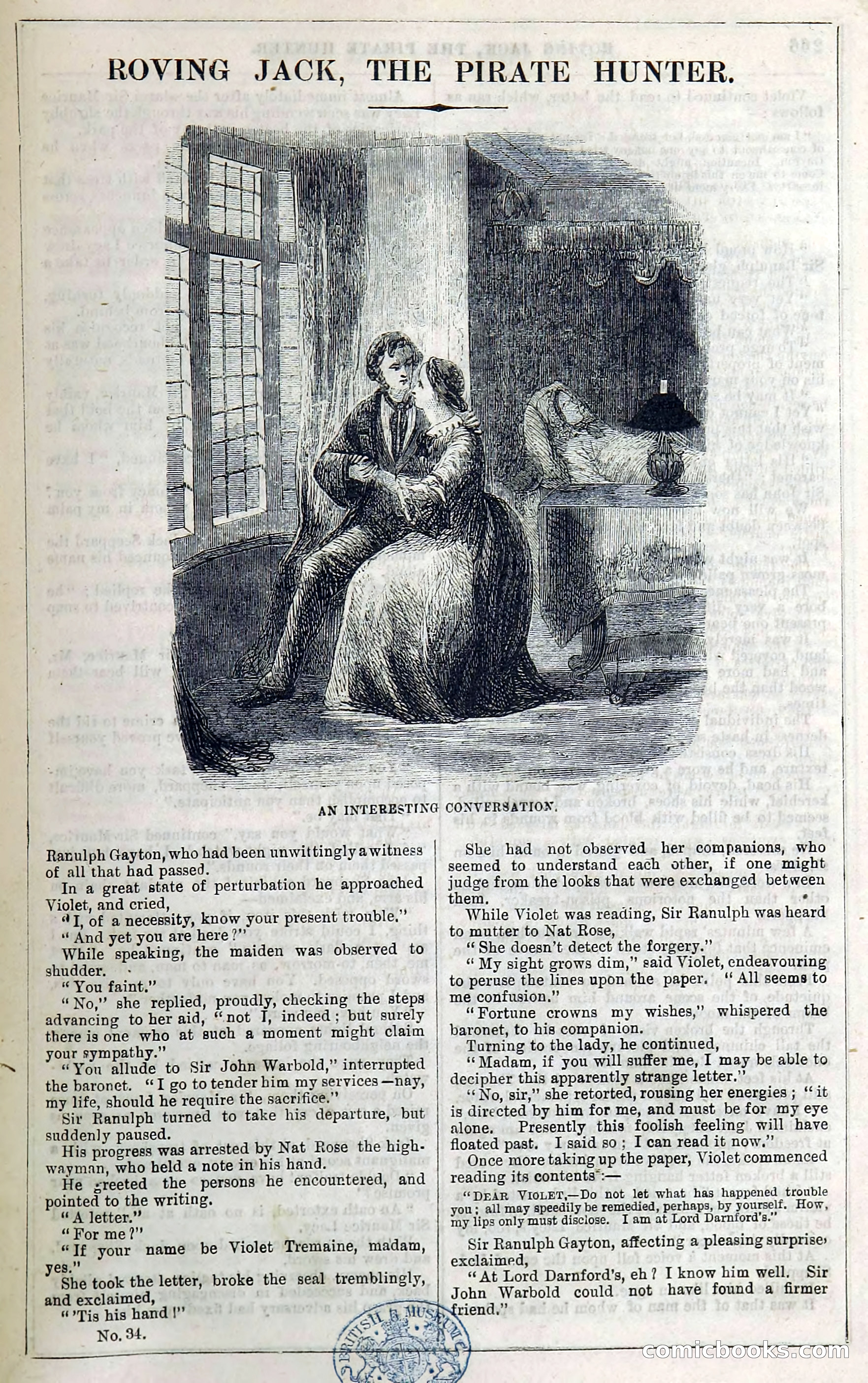 Roving Jack, The Pirate Hunter — page 245: Penny Dreadfuls, 1867