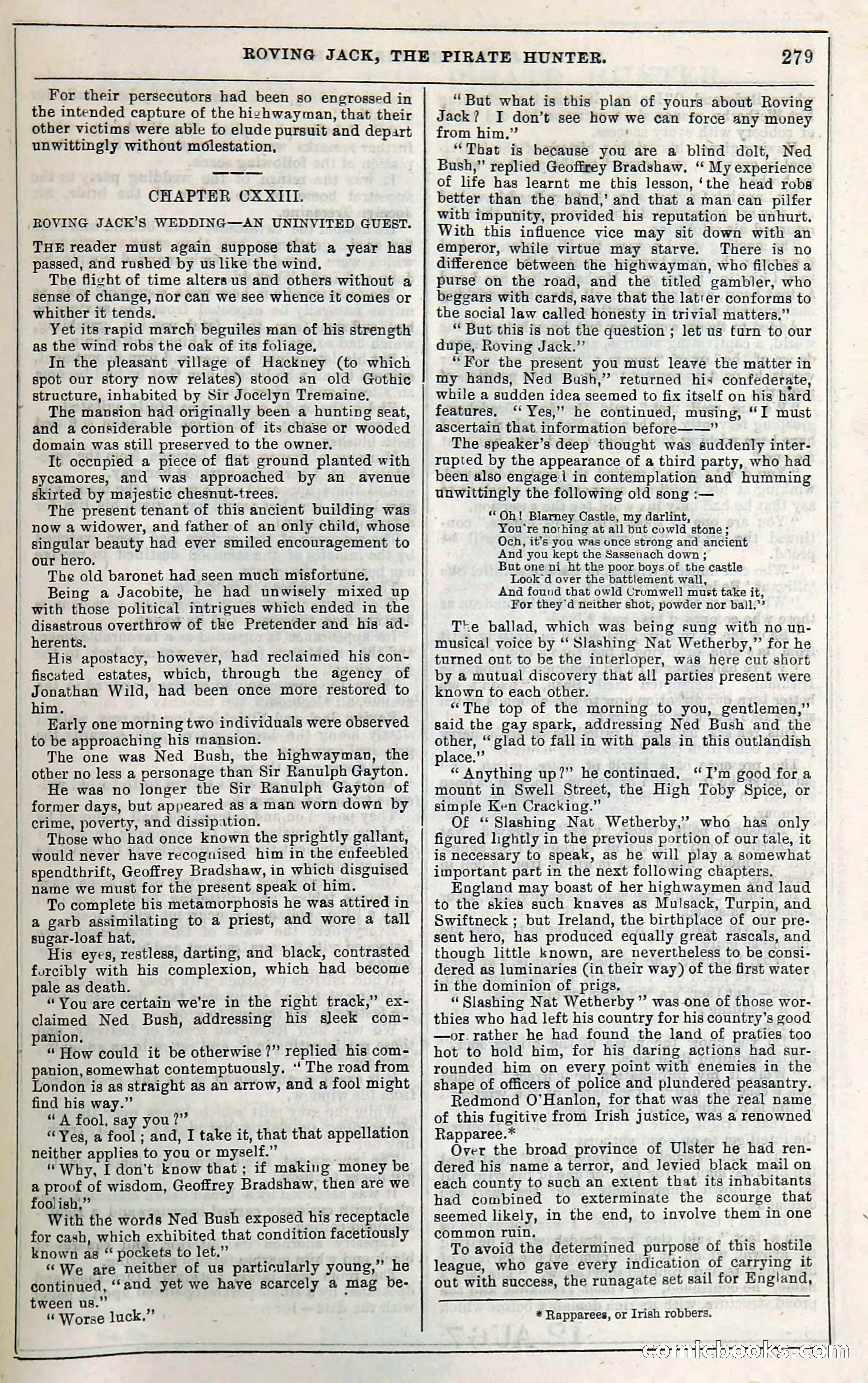 Roving Jack, The Pirate Hunter — page 259: Penny Dreadfuls, 1867