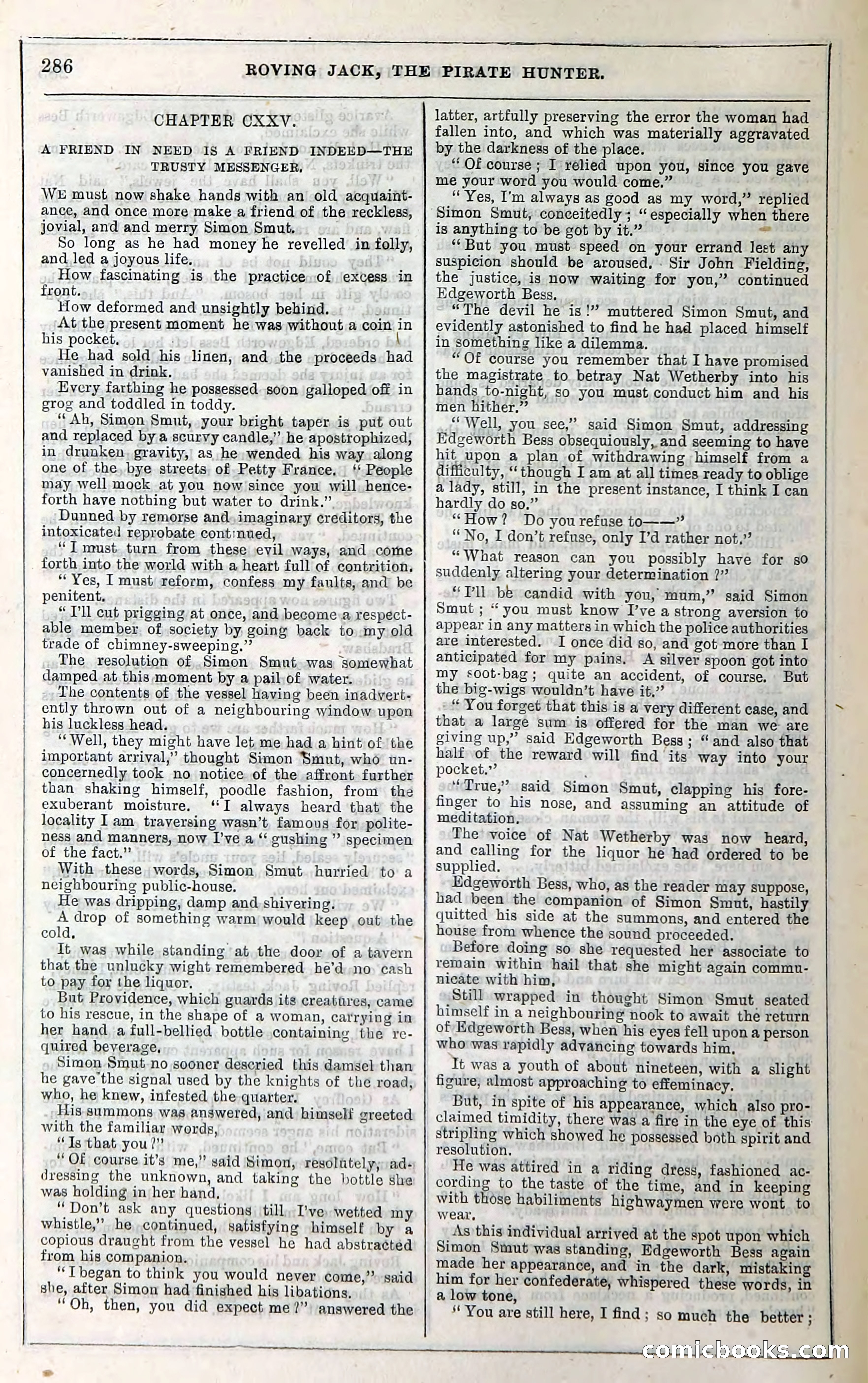 Roving Jack, The Pirate Hunter — page 266: Penny Dreadfuls, 1867