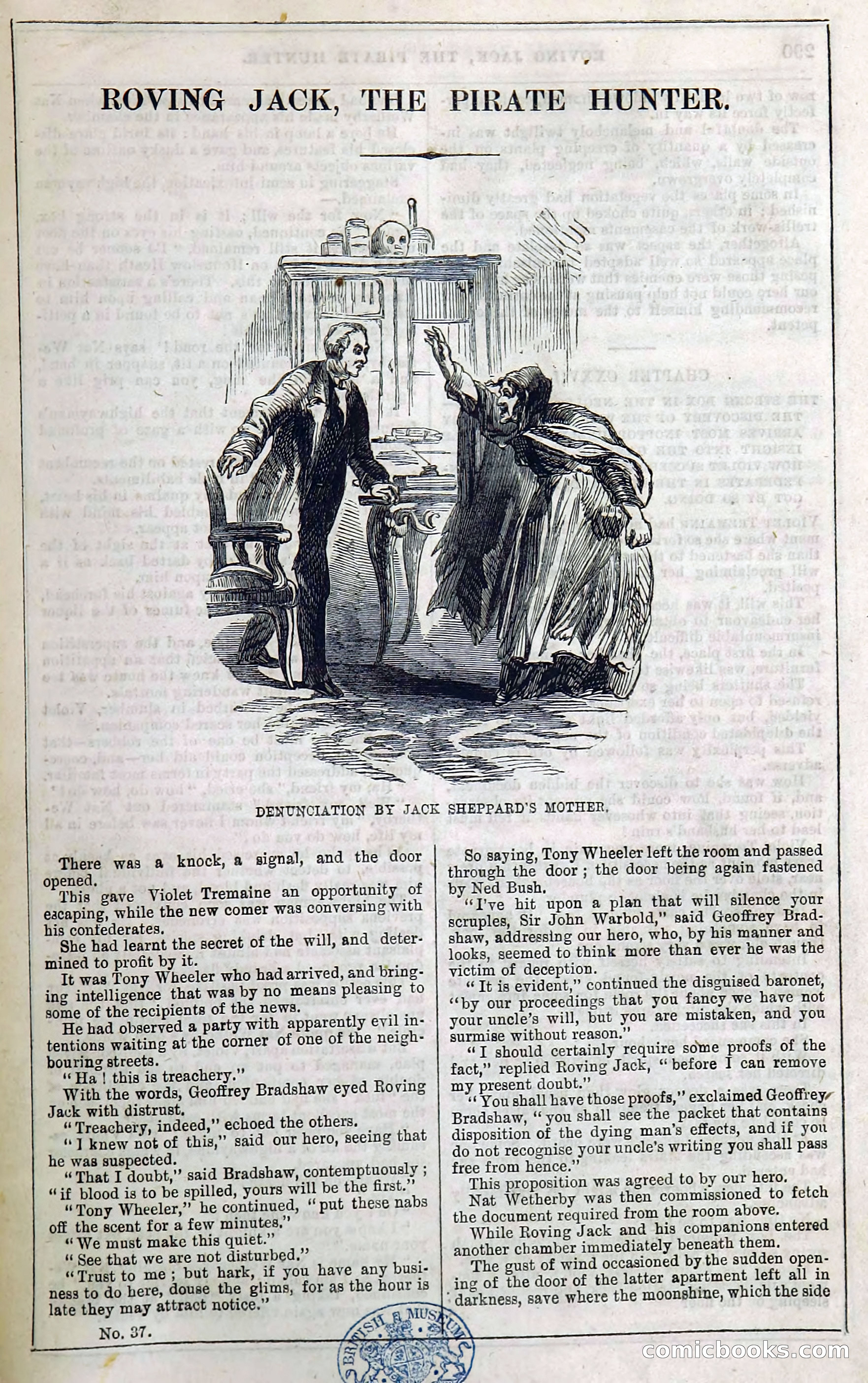 Roving Jack, The Pirate Hunter — page 269: Penny Dreadfuls, 1867