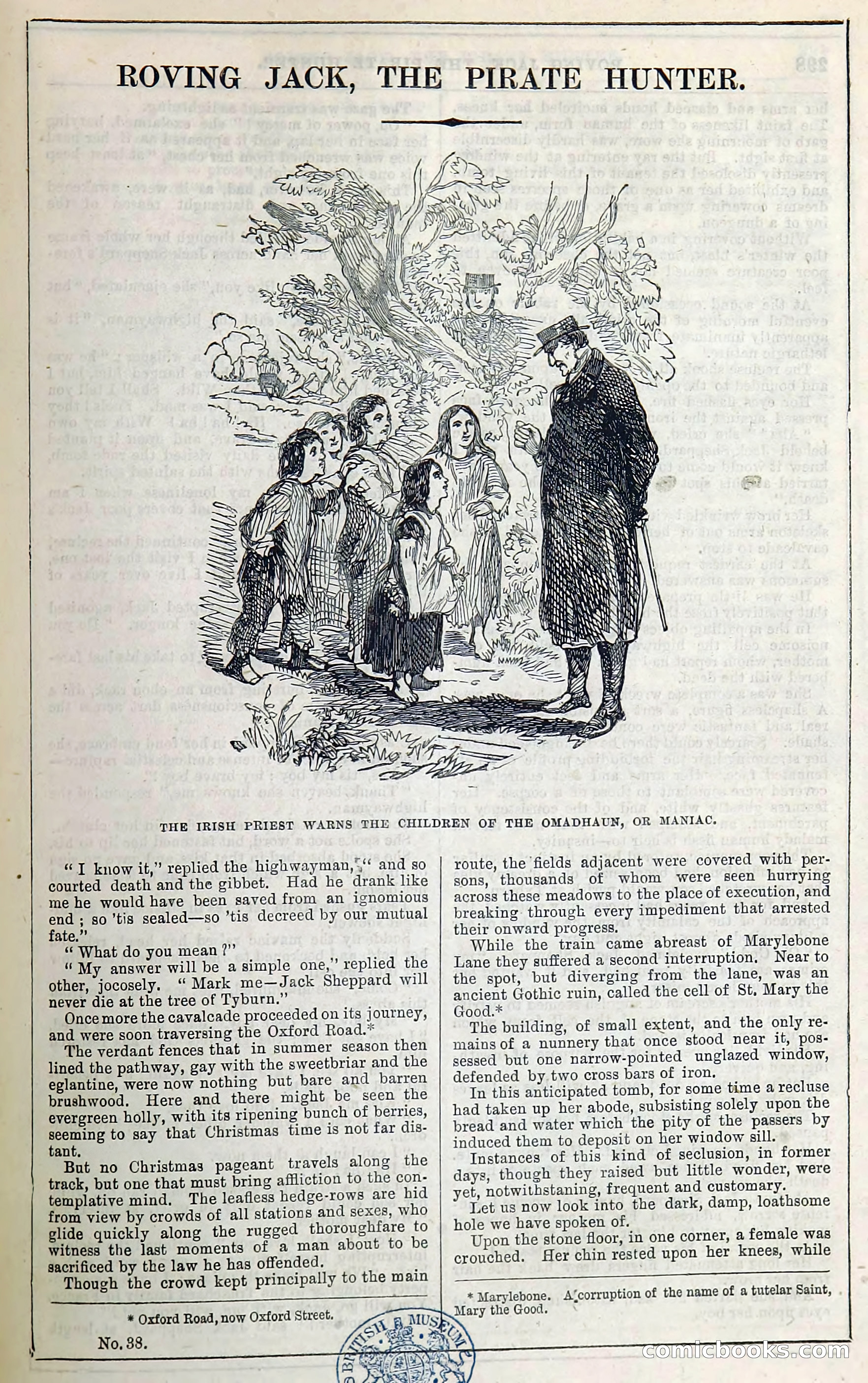 Roving Jack, The Pirate Hunter — page 277: Penny Dreadfuls, 1867