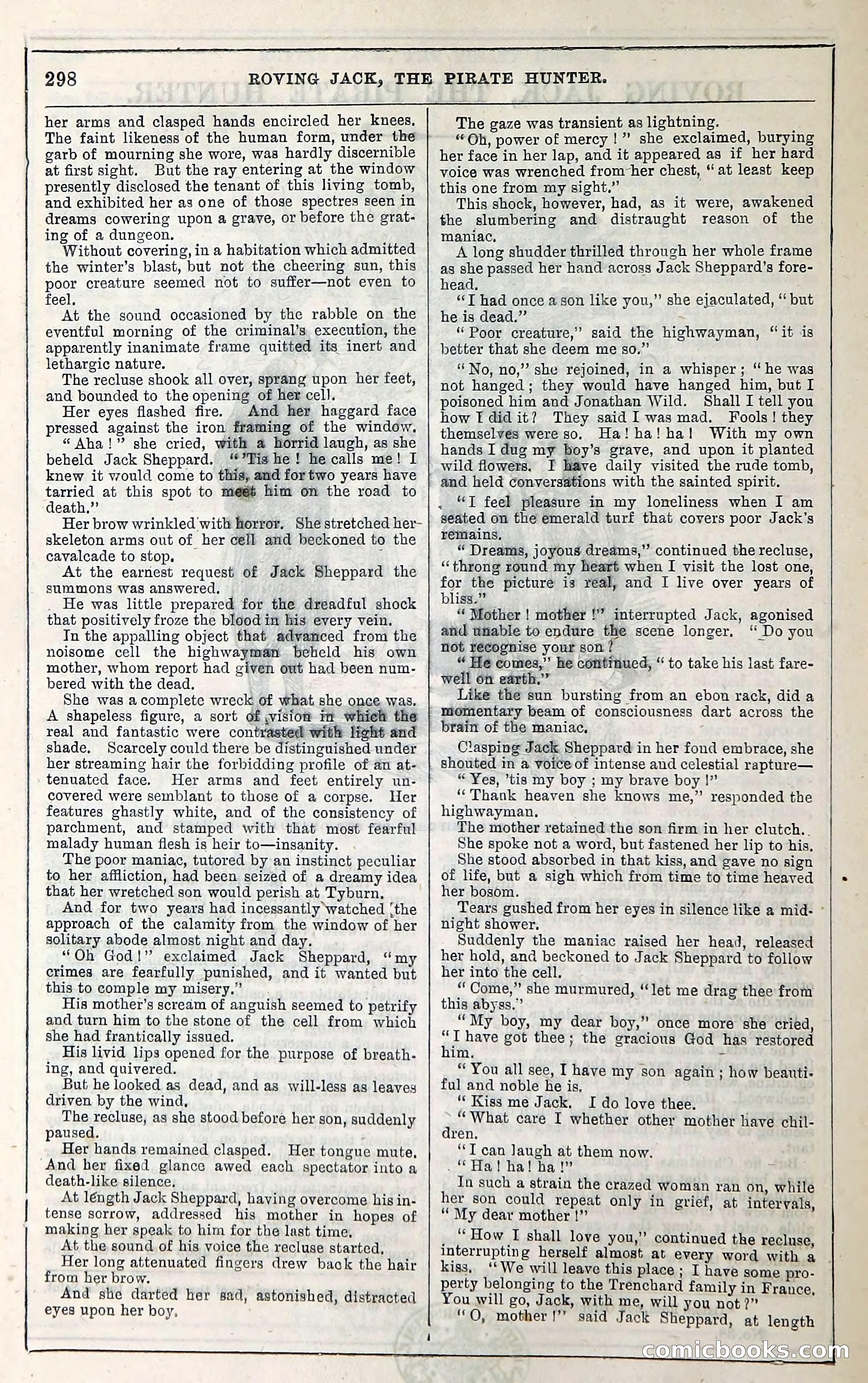 Roving Jack, The Pirate Hunter — page 278: Penny Dreadfuls, 1867