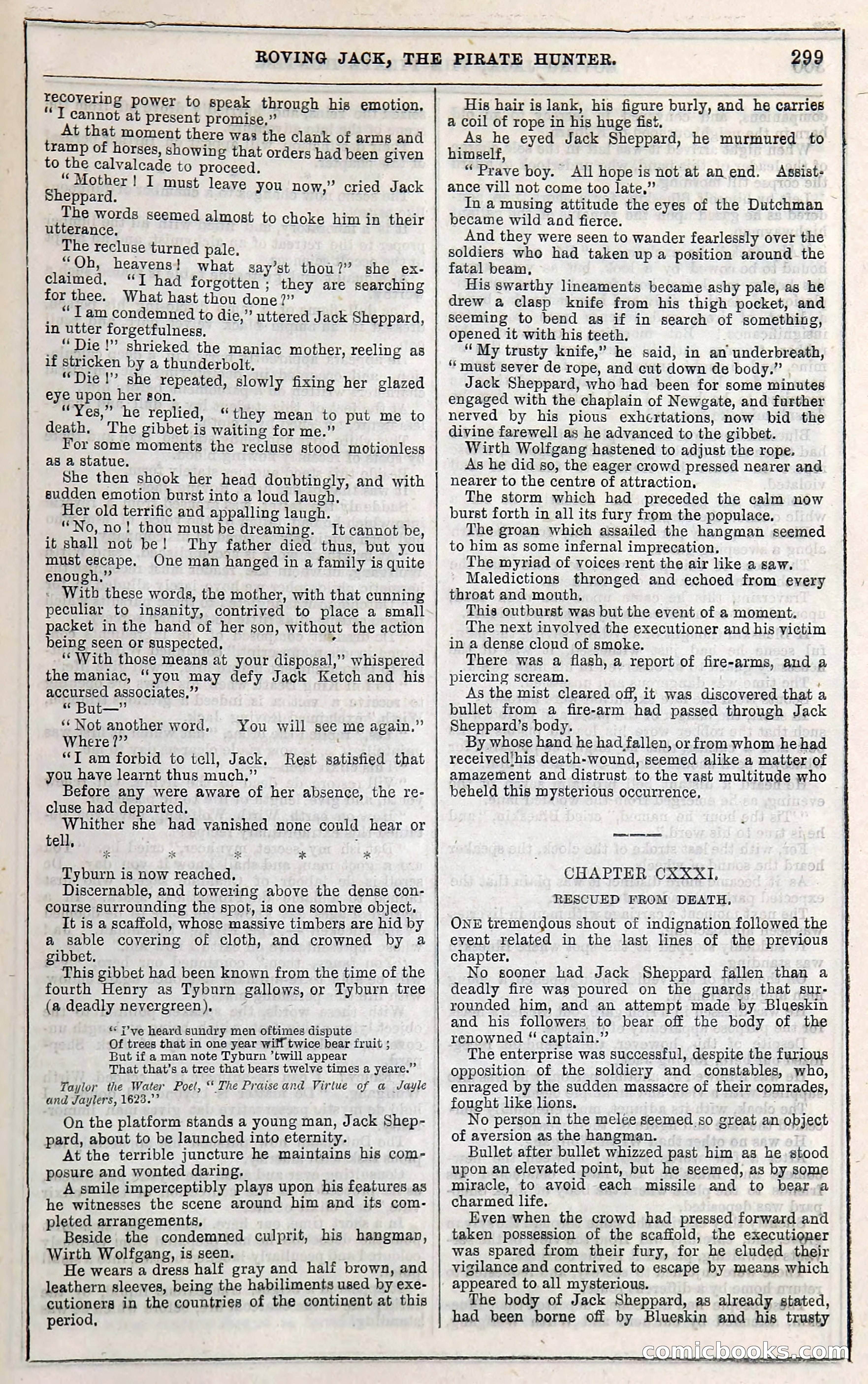 Roving Jack, The Pirate Hunter — page 279: Penny Dreadfuls, 1867