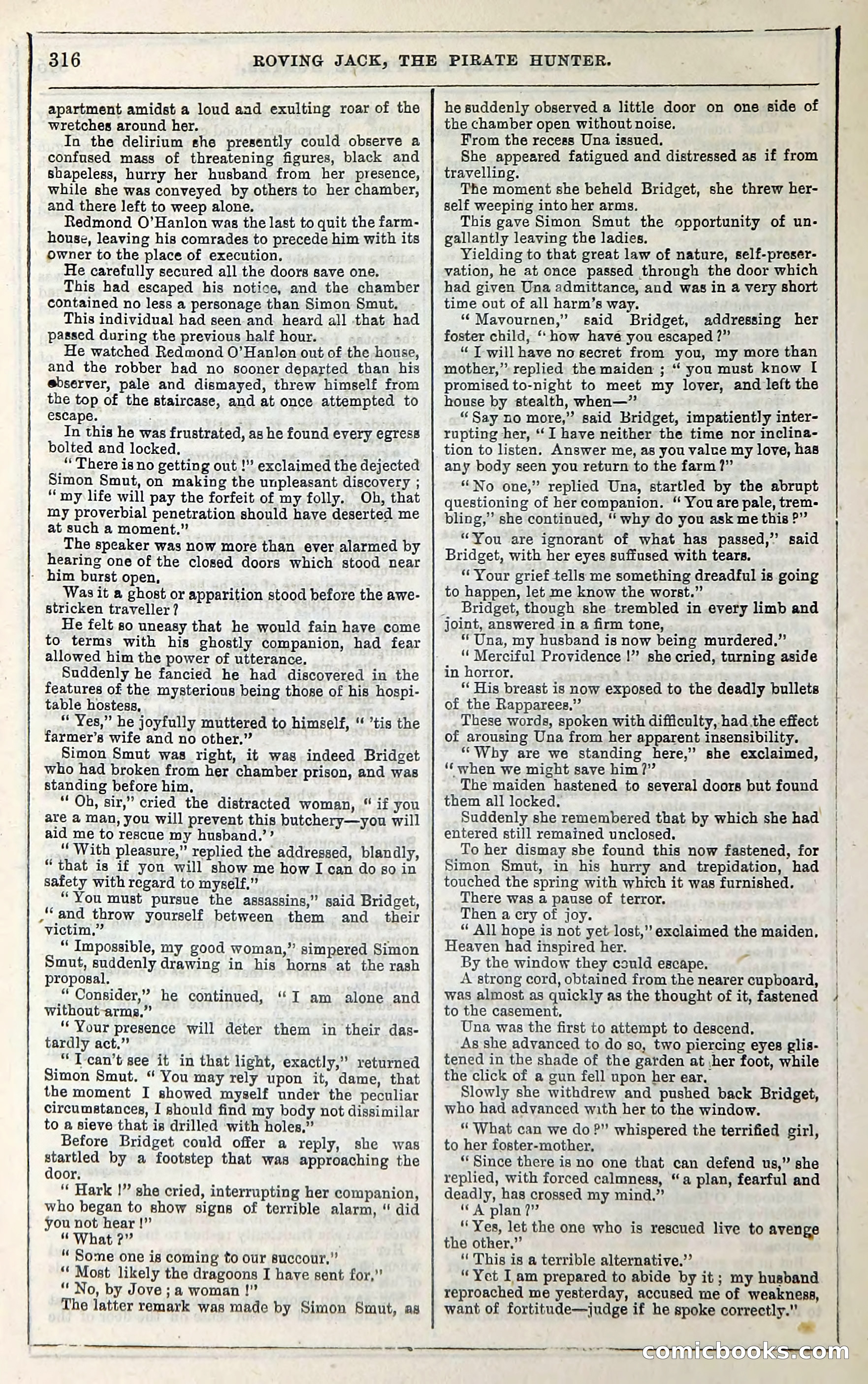 Roving Jack, The Pirate Hunter — page 296: Penny Dreadfuls, 1867