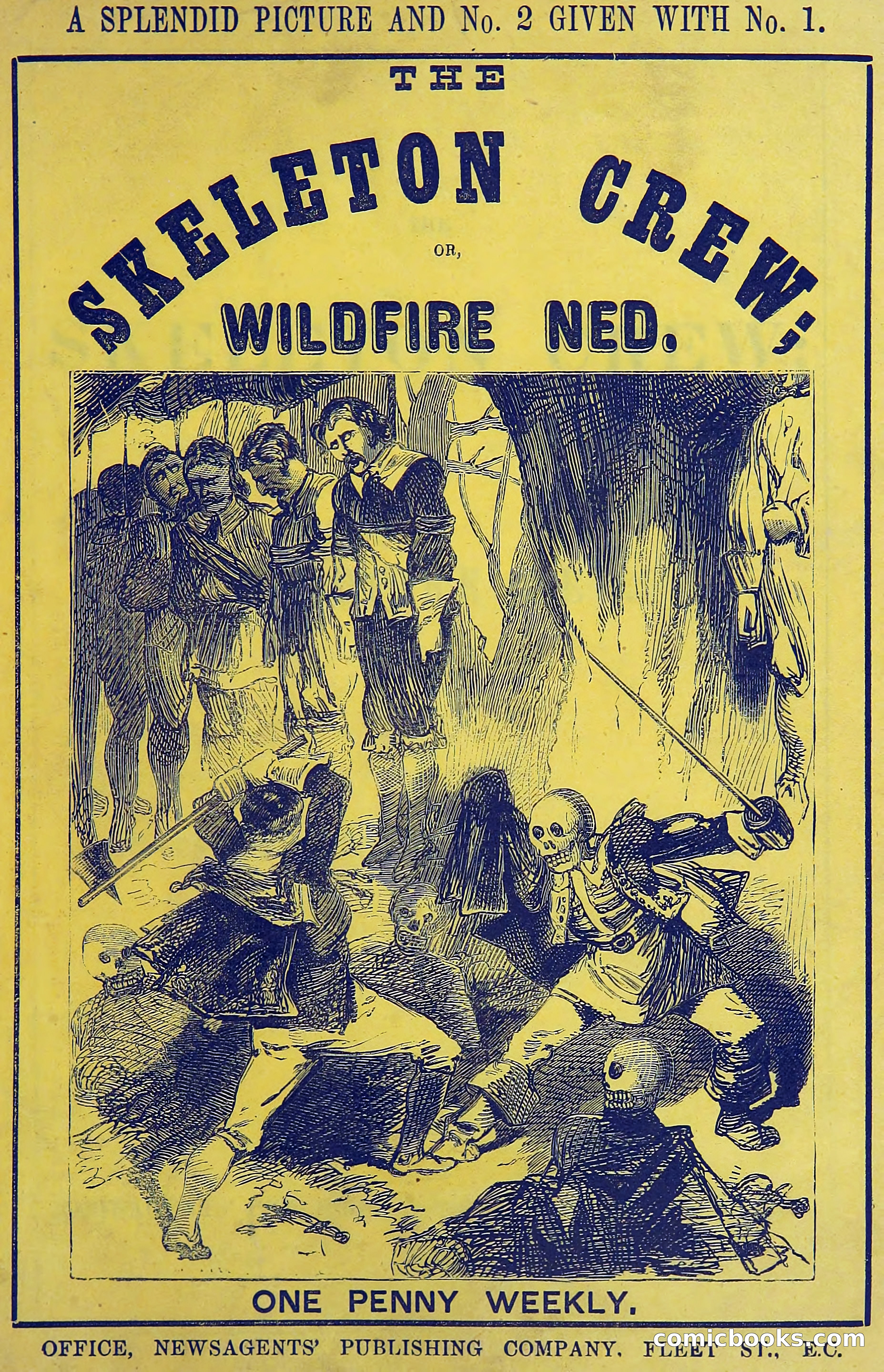 The Skeleton Crew; Or, Wildfire Ned — page 1 of 196