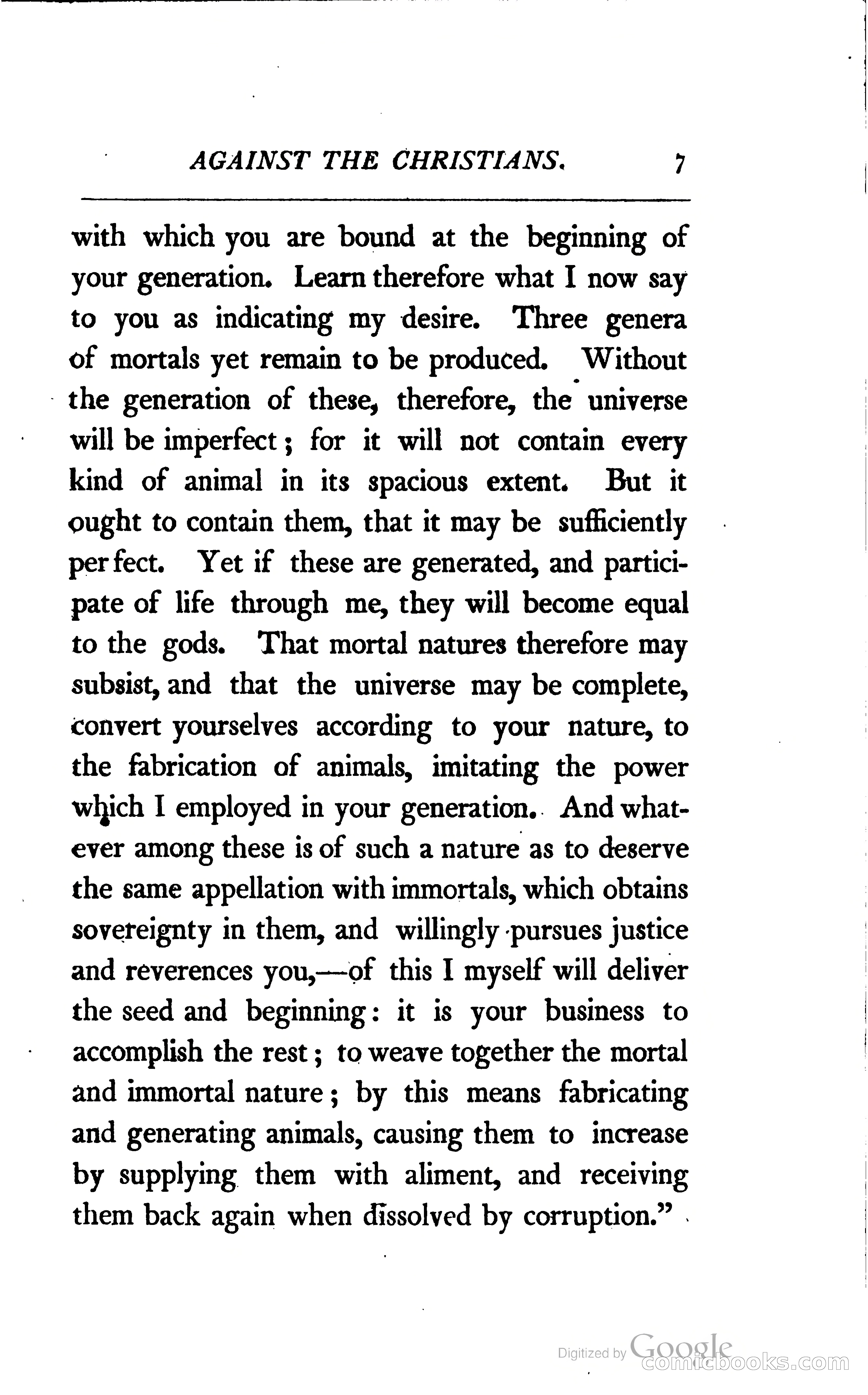 The Arguments of the Emperor Julian Against the Christians — page 30 of 118