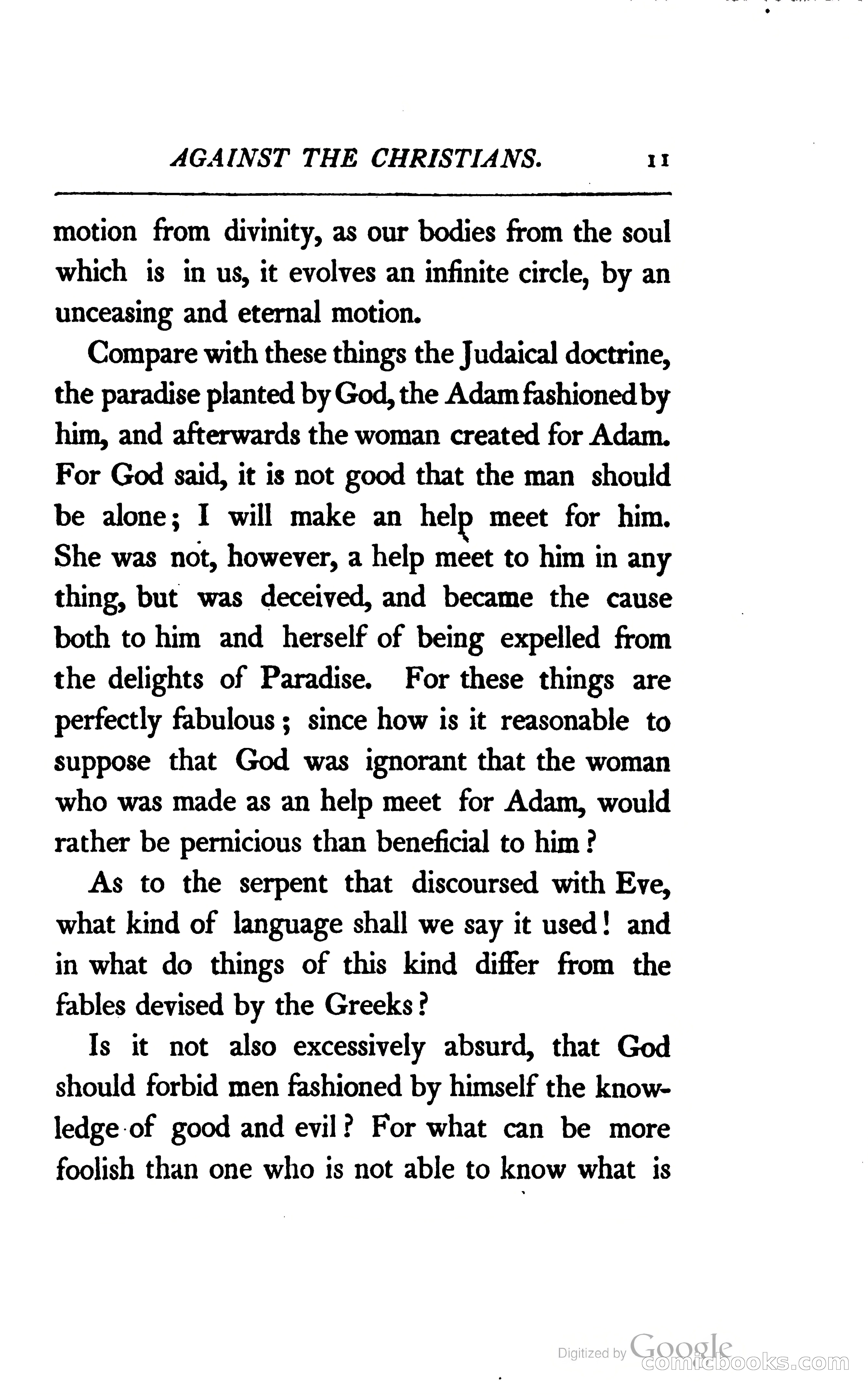 The Arguments of the Emperor Julian Against the Christians — page 34 of 118
