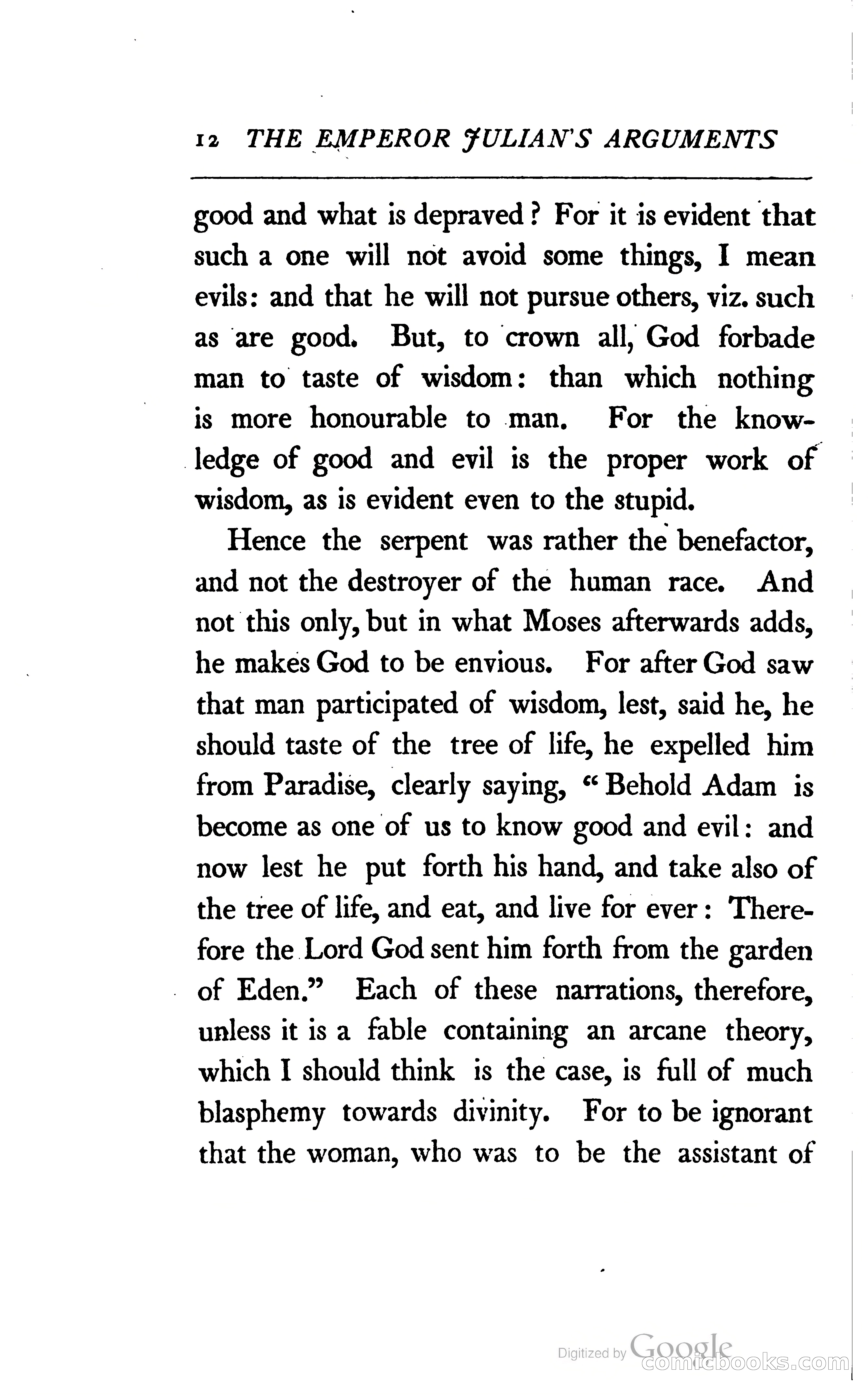 The Arguments of the Emperor Julian Against the Christians — page 35 of 118