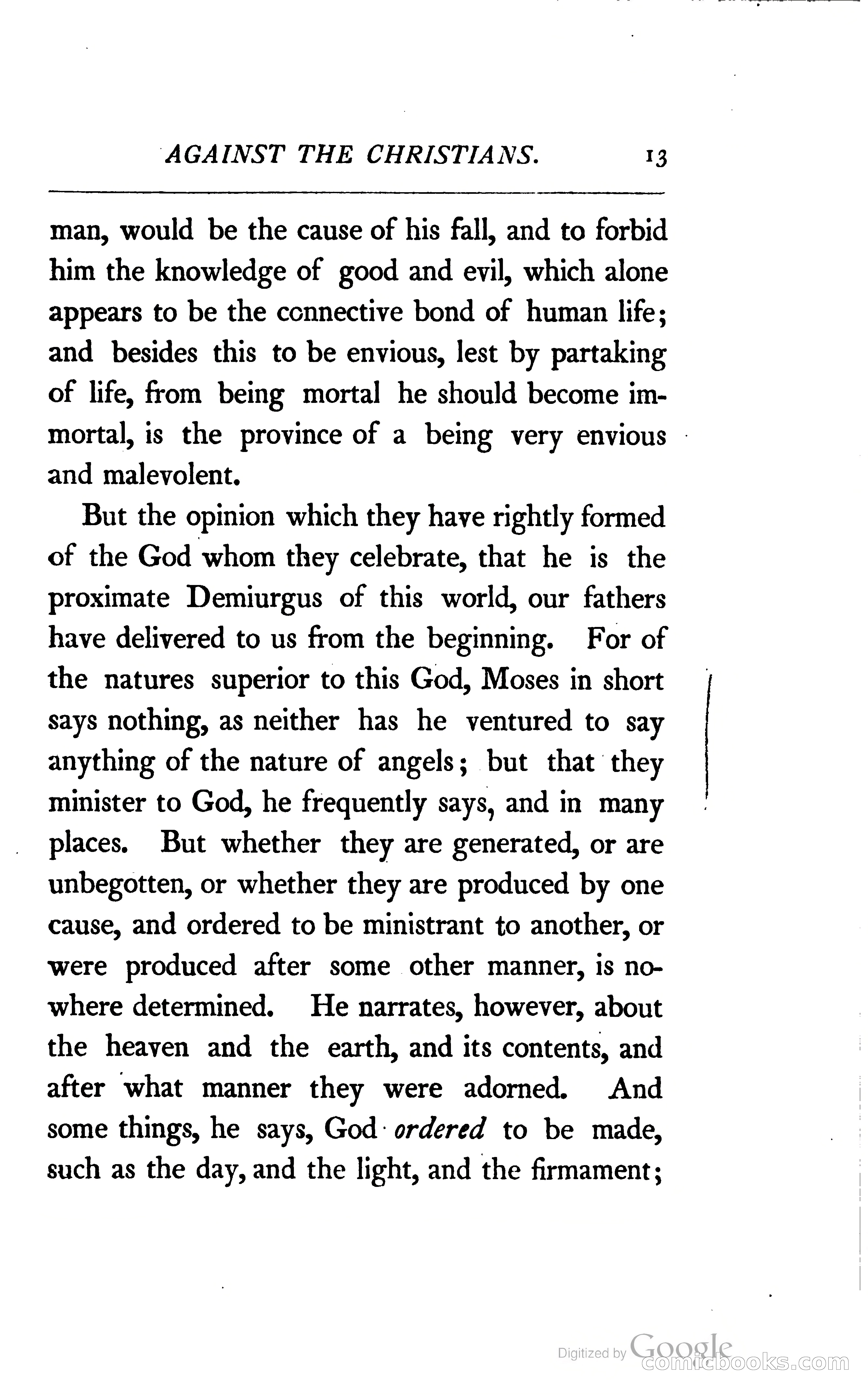 The Arguments of the Emperor Julian Against the Christians — page 36 of 118