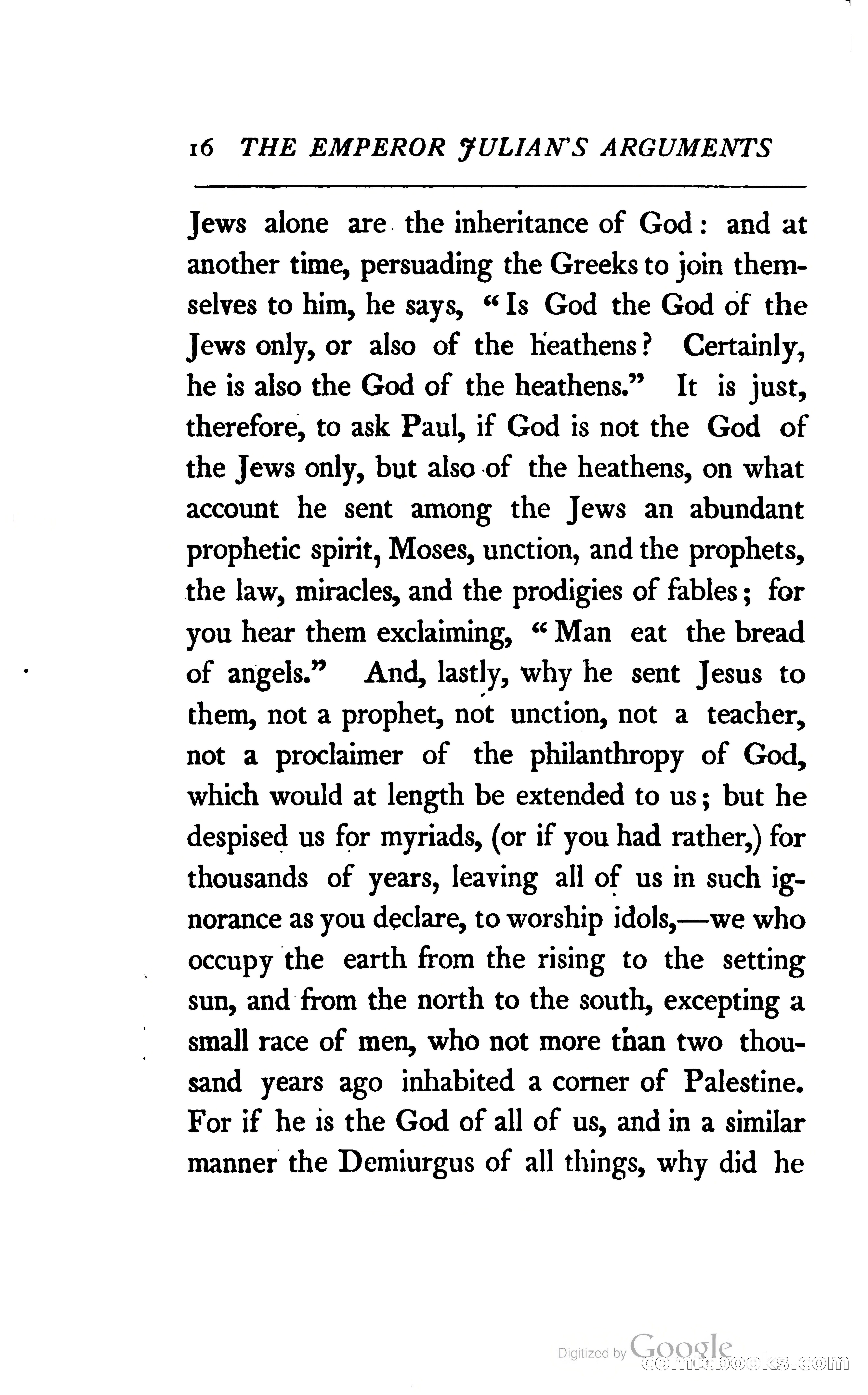 The Arguments of the Emperor Julian Against the Christians — page 39 of 118