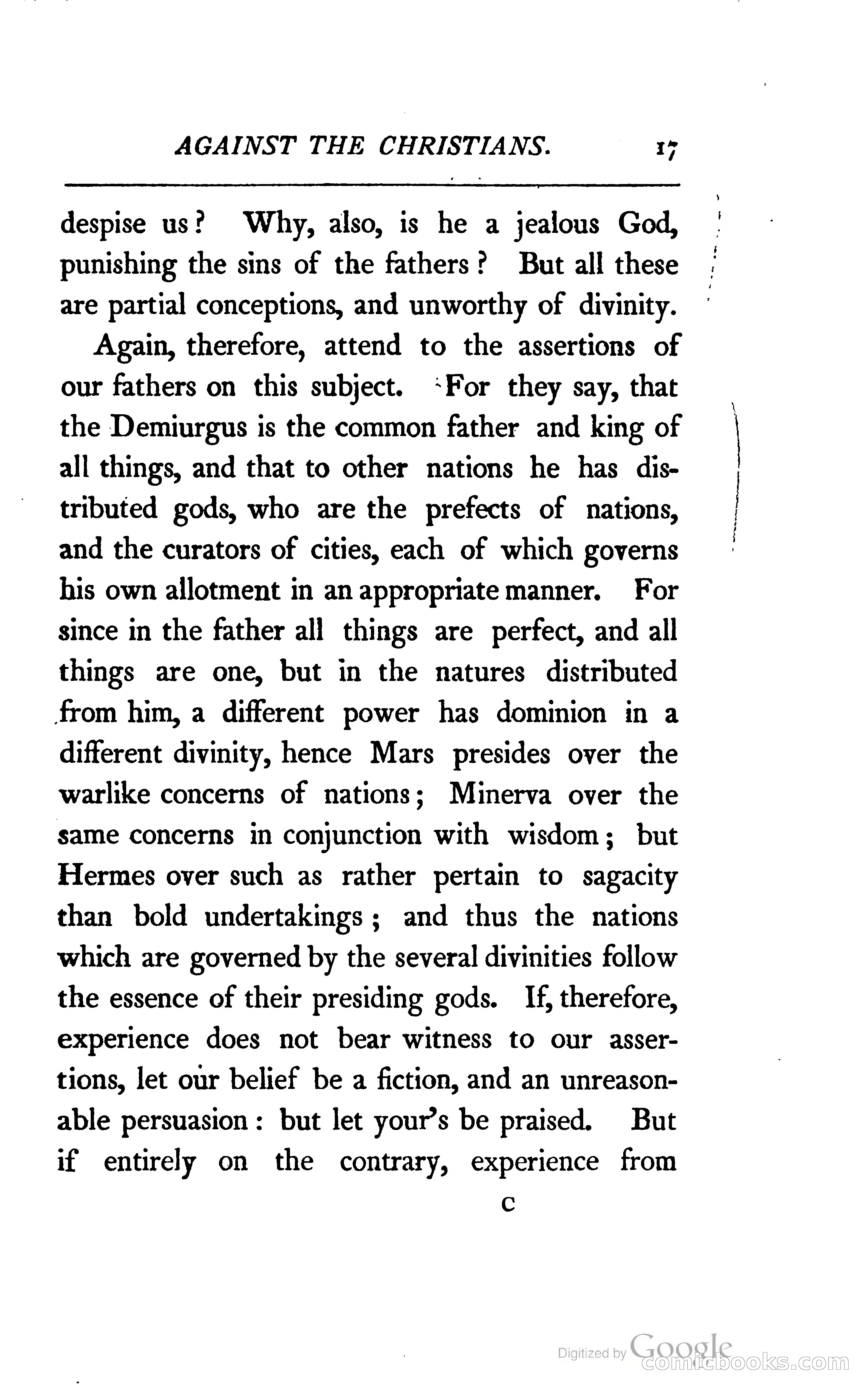 The Arguments of the Emperor Julian Against the Christians — page 40 of 118