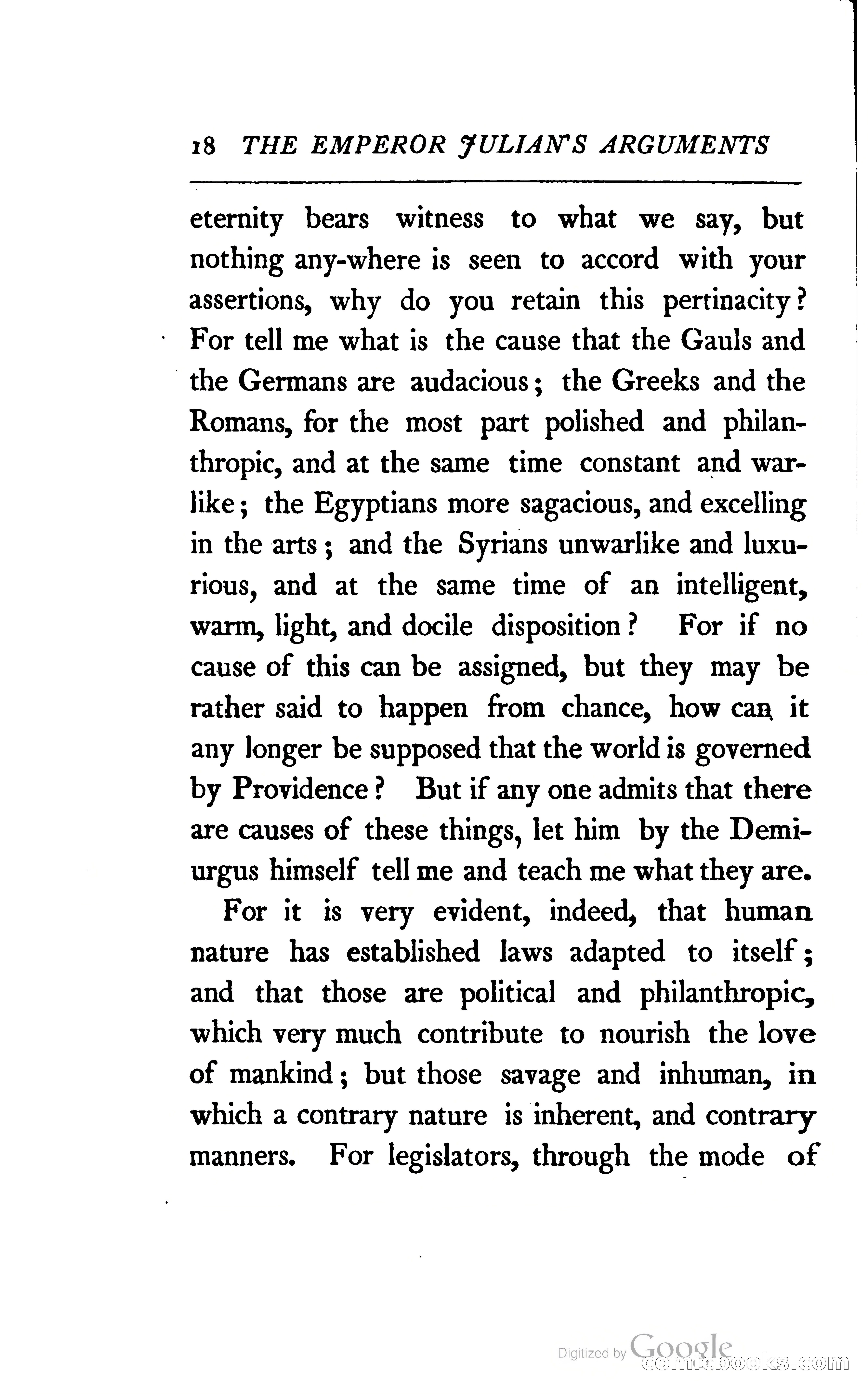 The Arguments of the Emperor Julian Against the Christians — page 41 of 118