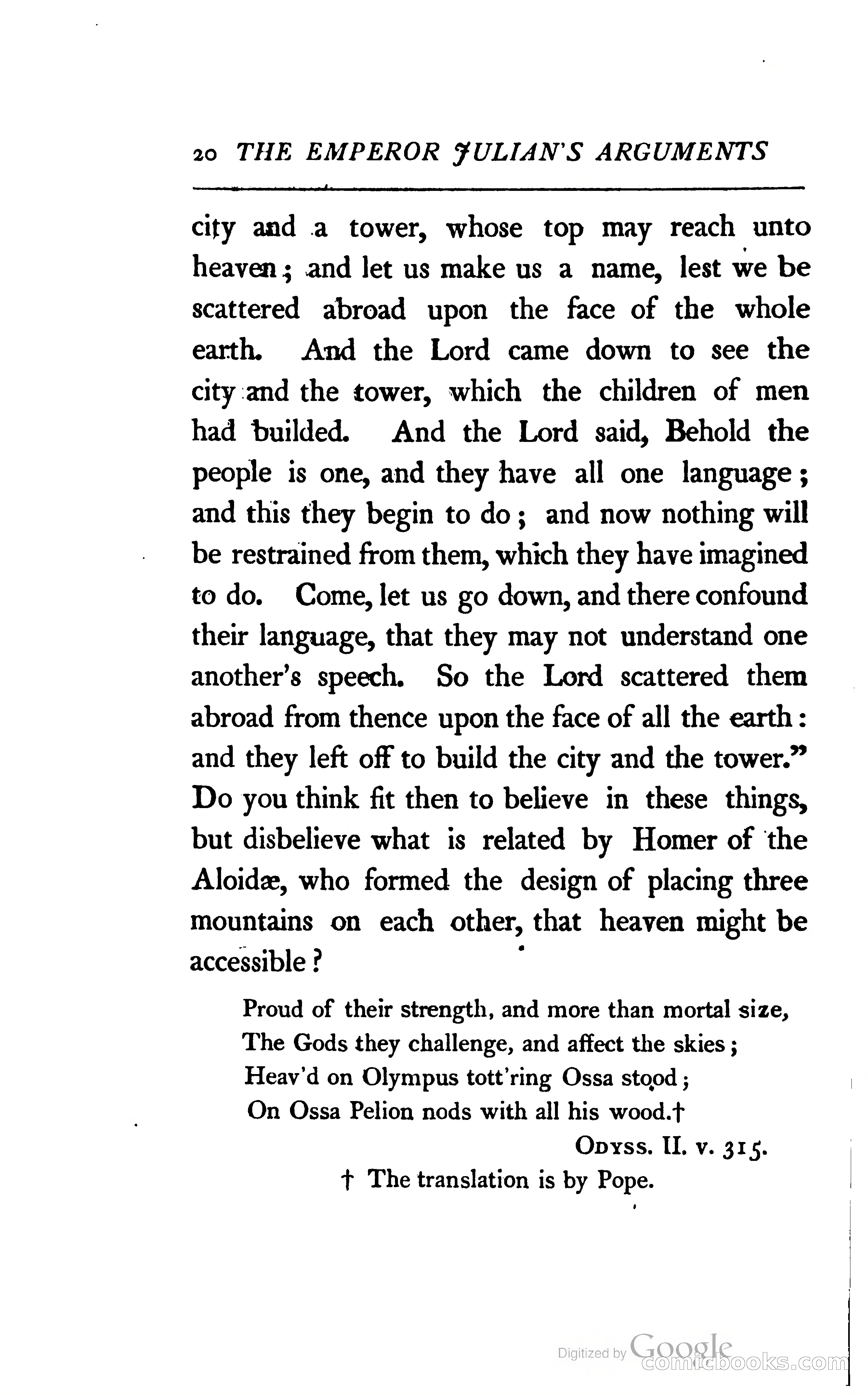 The Arguments of the Emperor Julian Against the Christians — page 43 of 118