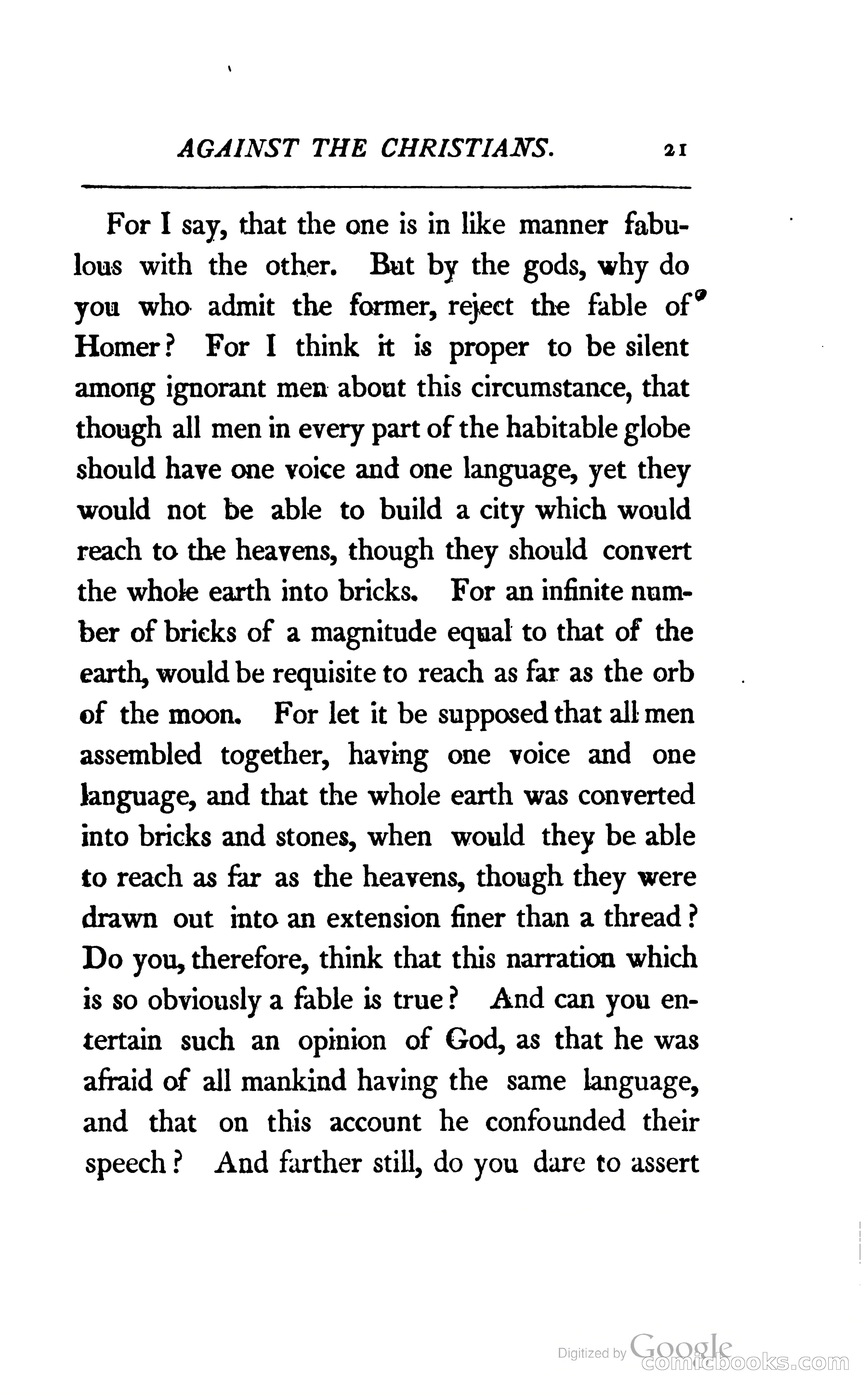 The Arguments of the Emperor Julian Against the Christians — page 44 of 118