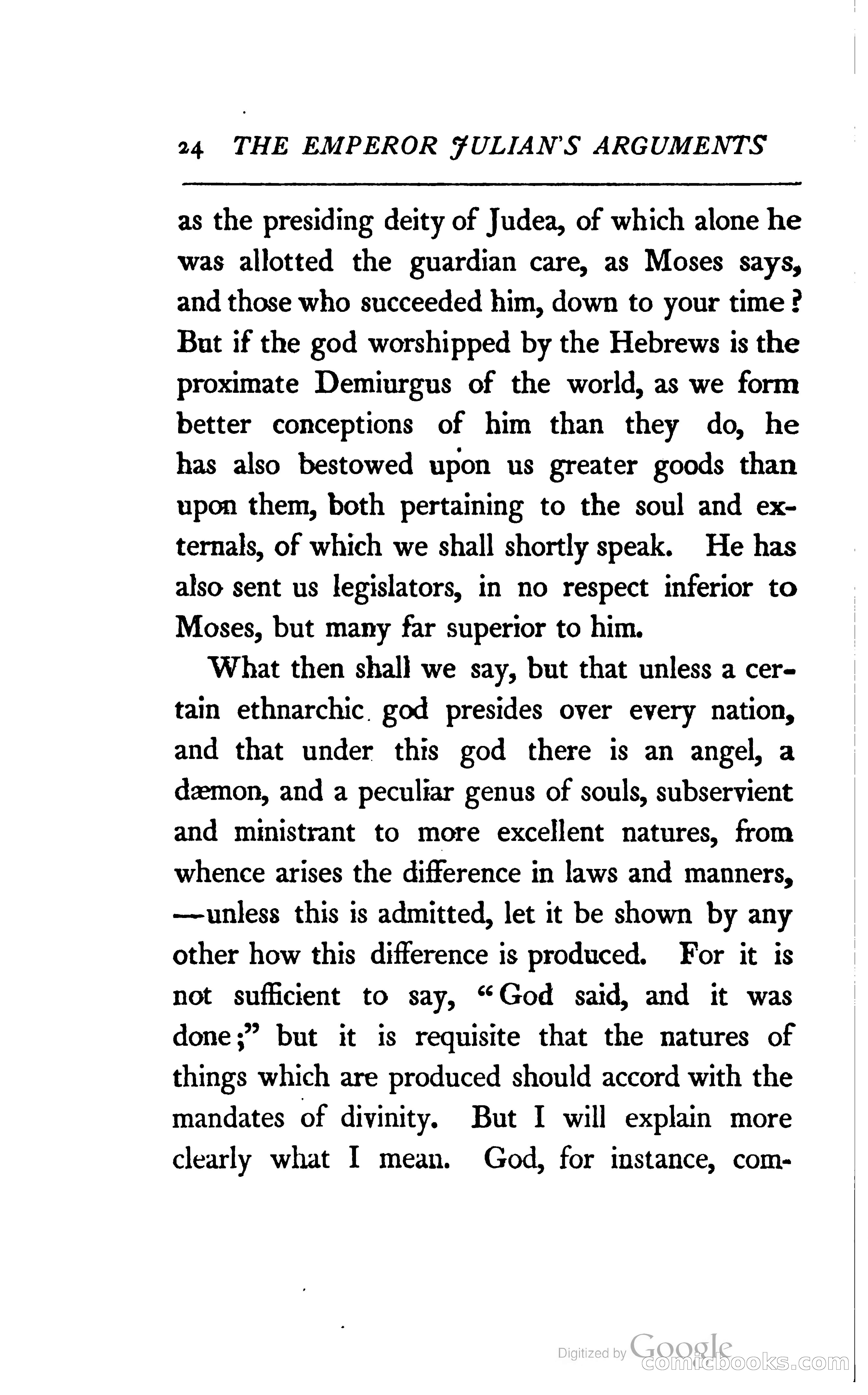 The Arguments of the Emperor Julian Against the Christians — page 47 of 118