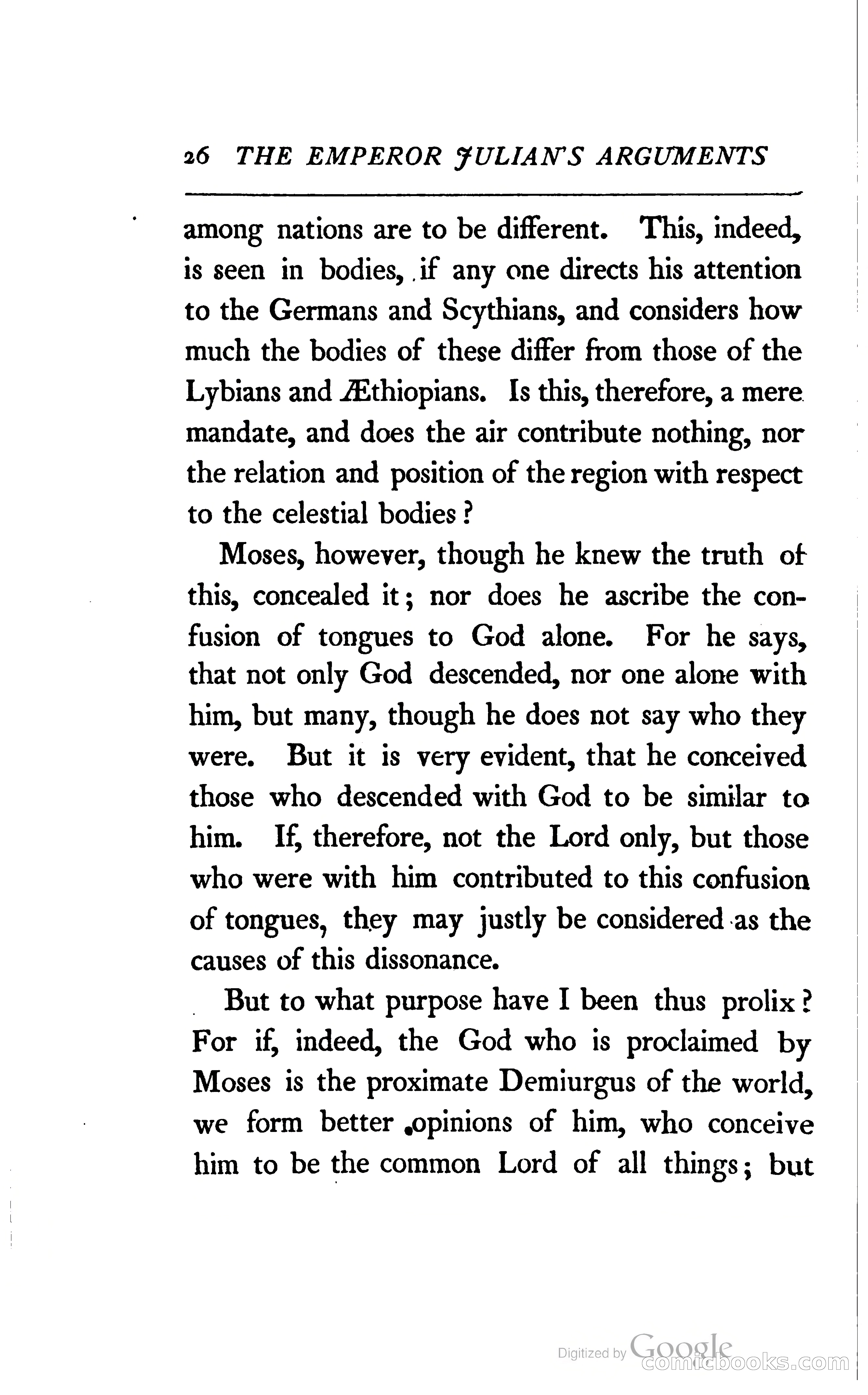 The Arguments of the Emperor Julian Against the Christians — page 49 of 118