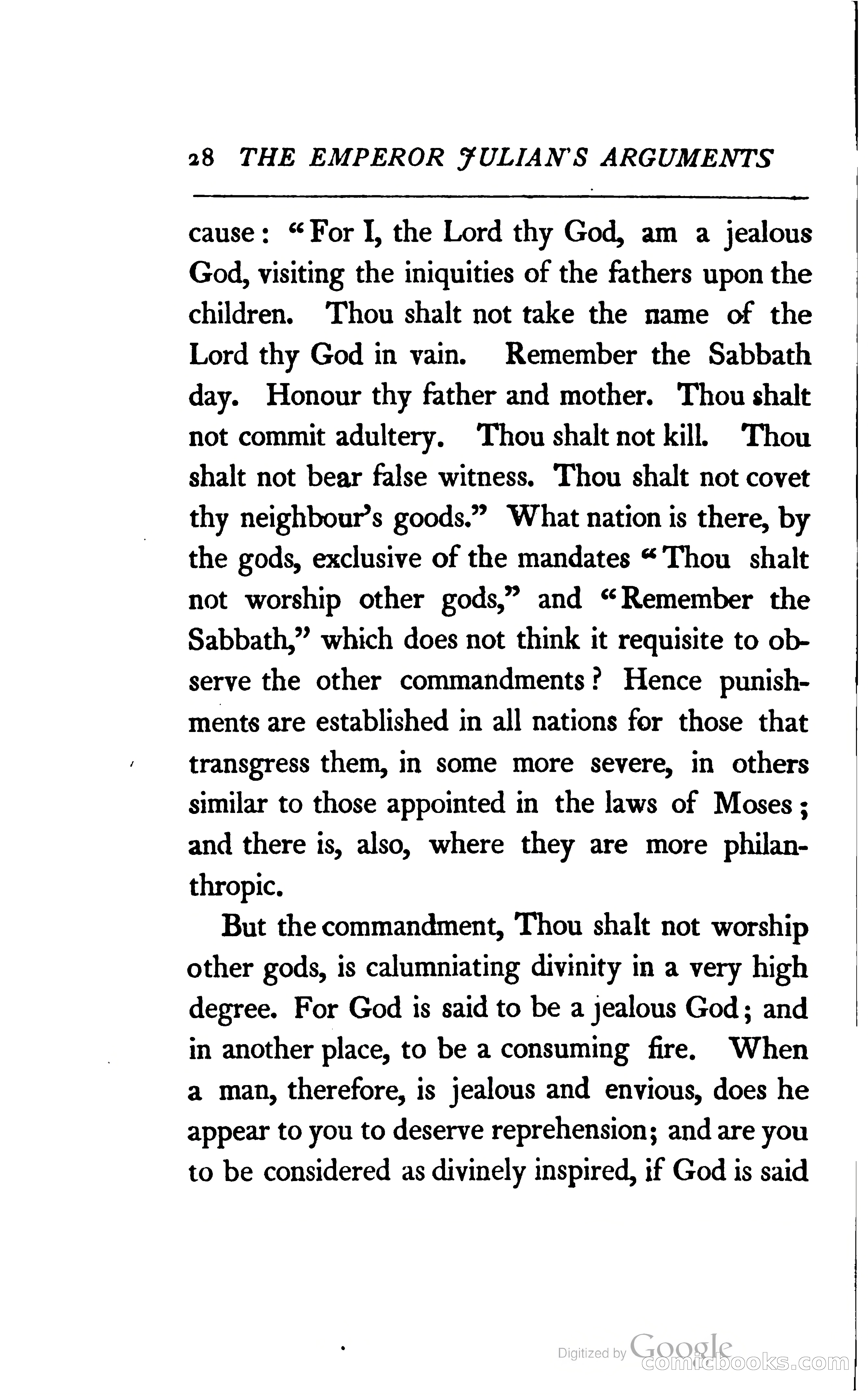 The Arguments of the Emperor Julian Against the Christians — page 51 of 118