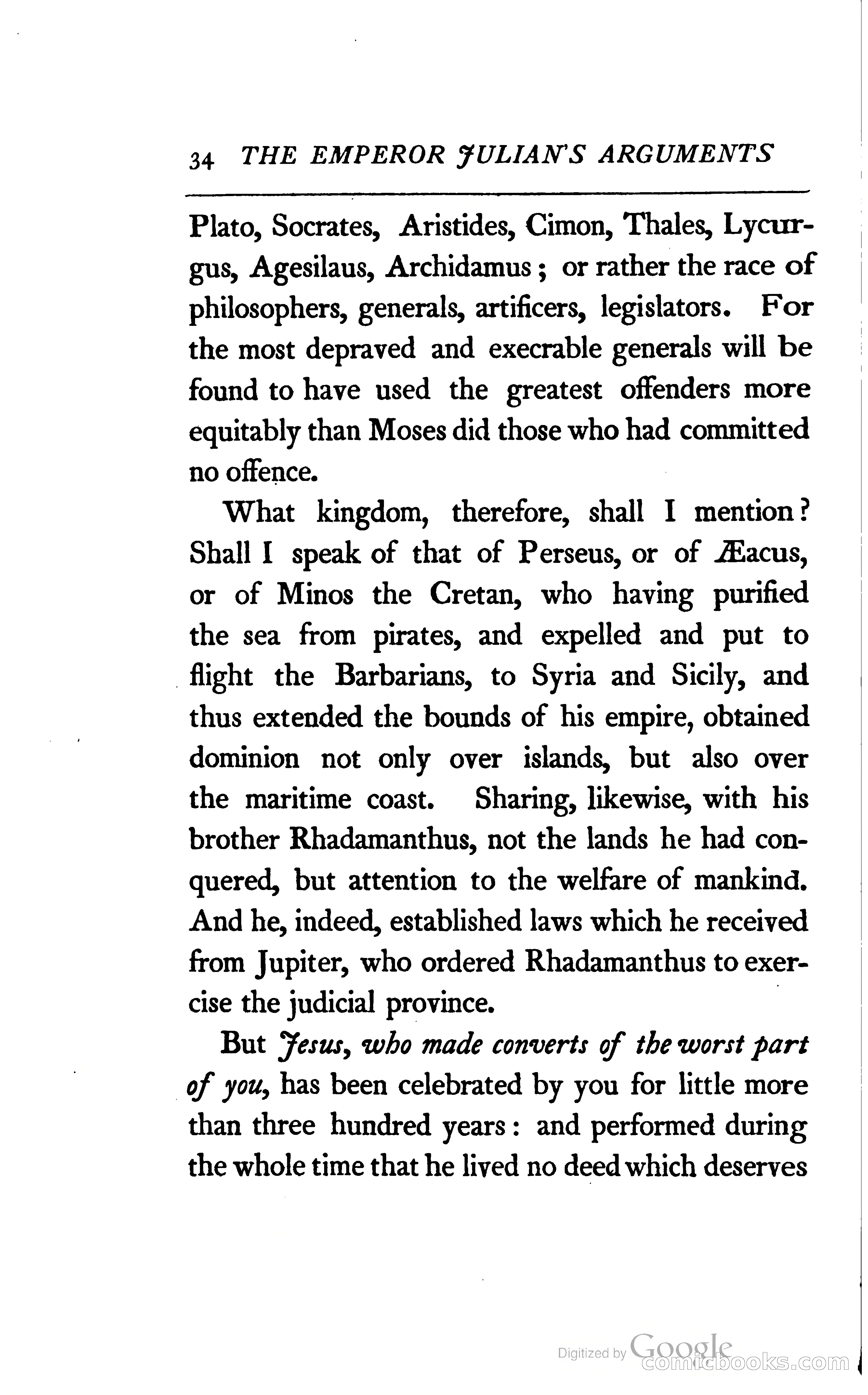 The Arguments of the Emperor Julian Against the Christians — page 57 of 118
