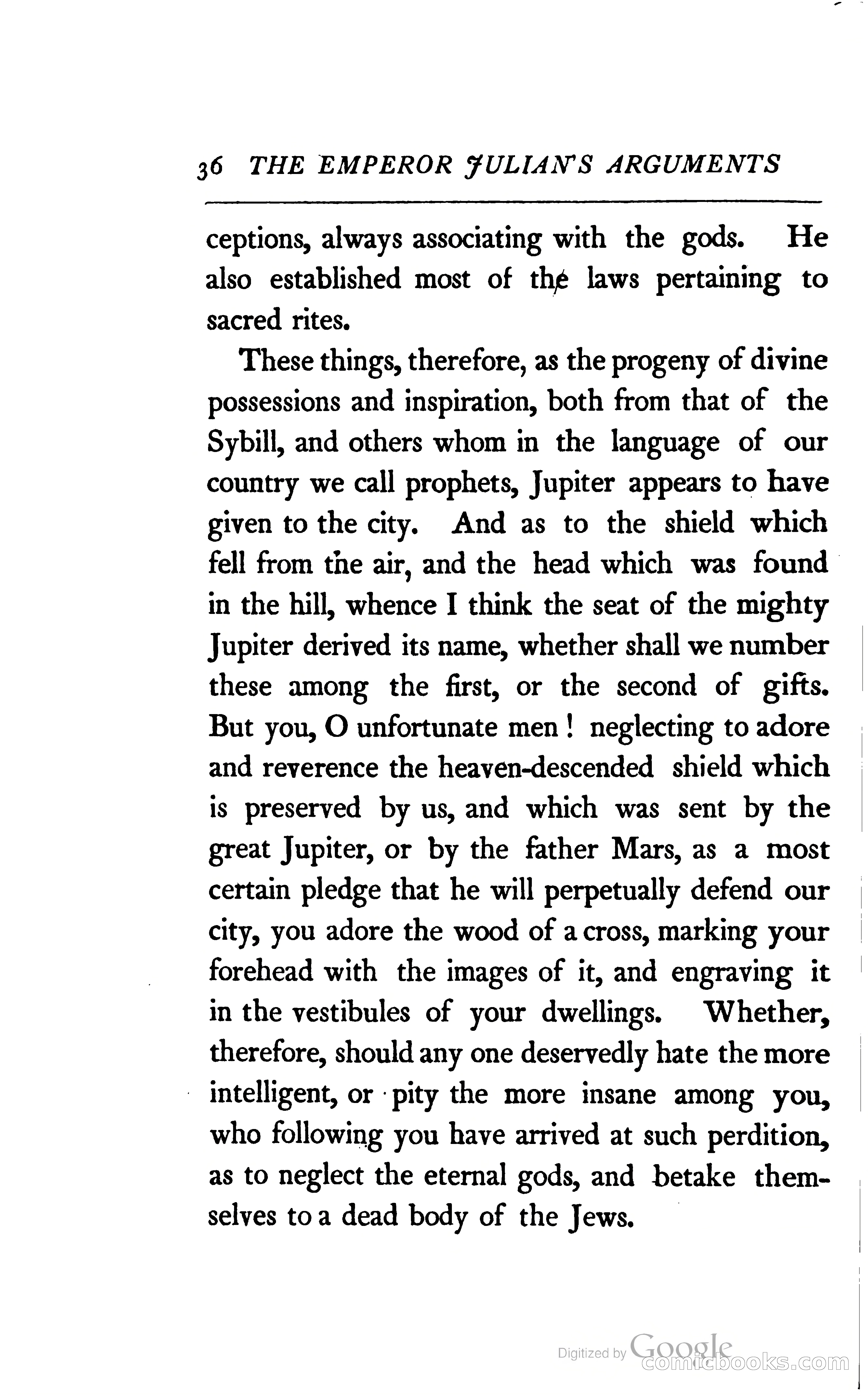 The Arguments of the Emperor Julian Against the Christians — page 59 of 118