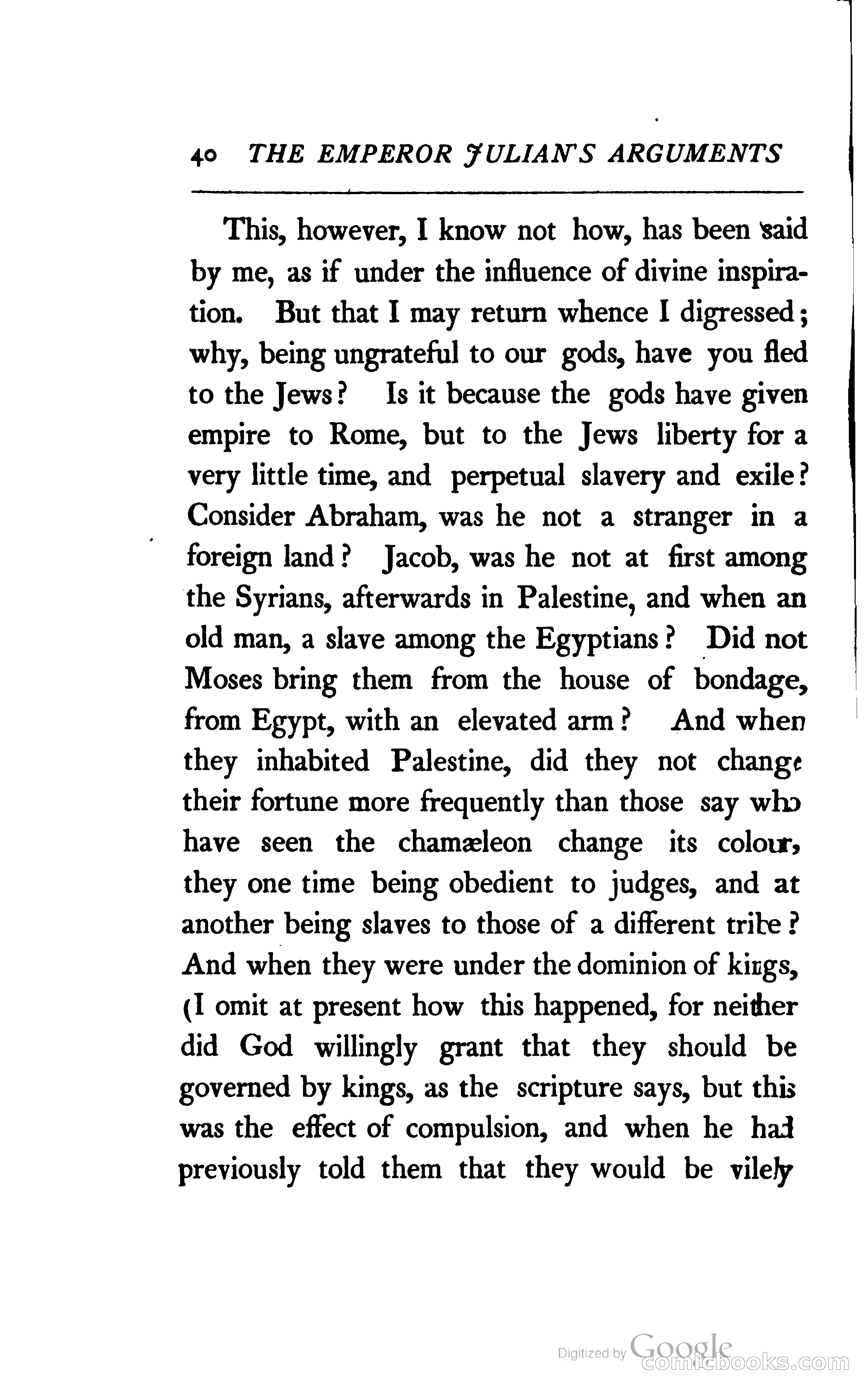 The Arguments of the Emperor Julian Against the Christians — page 63 of 118